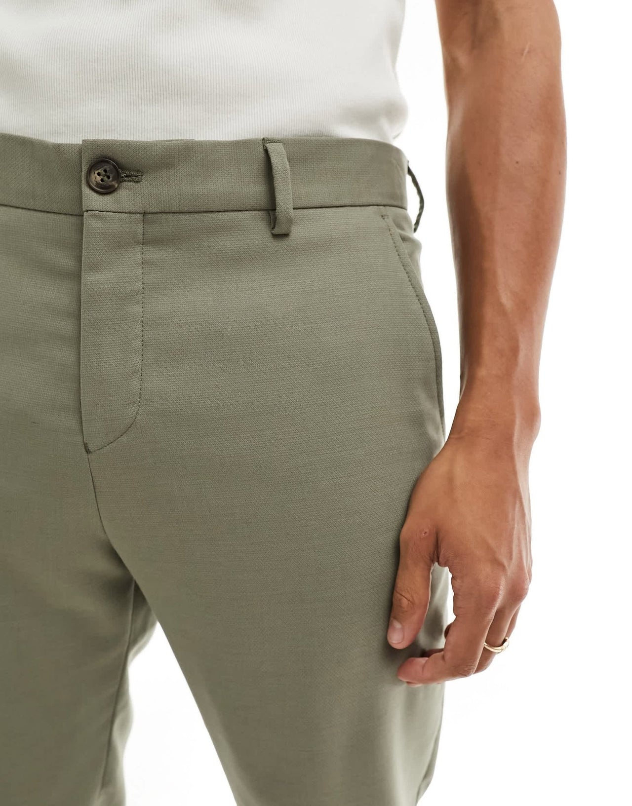 Selected slim fit suit trouser in green - ASOS Sample Sale EU Store