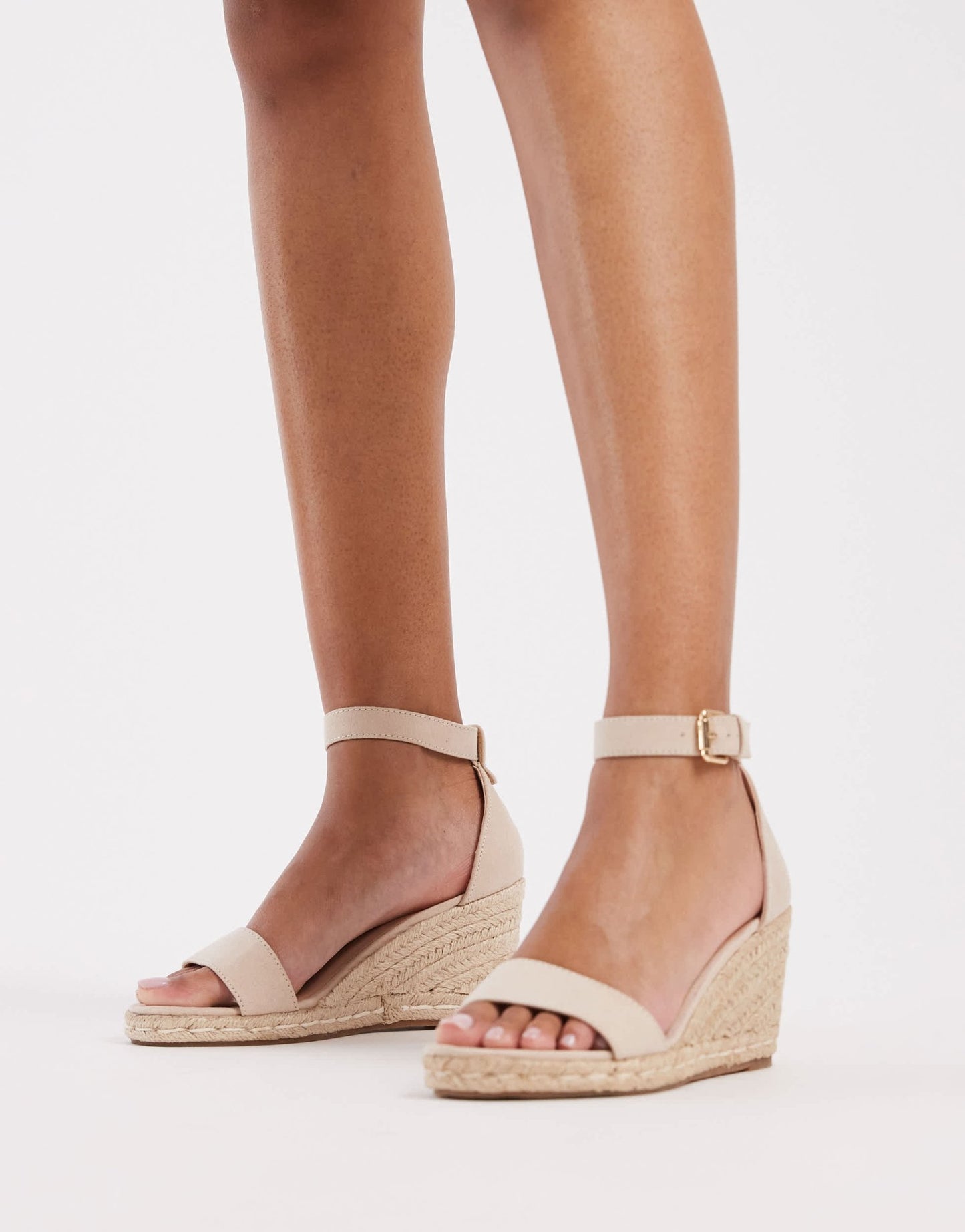 SEQWL Amber wedge heeled espadrilles in gold - ASOS Sample Sale EU Store