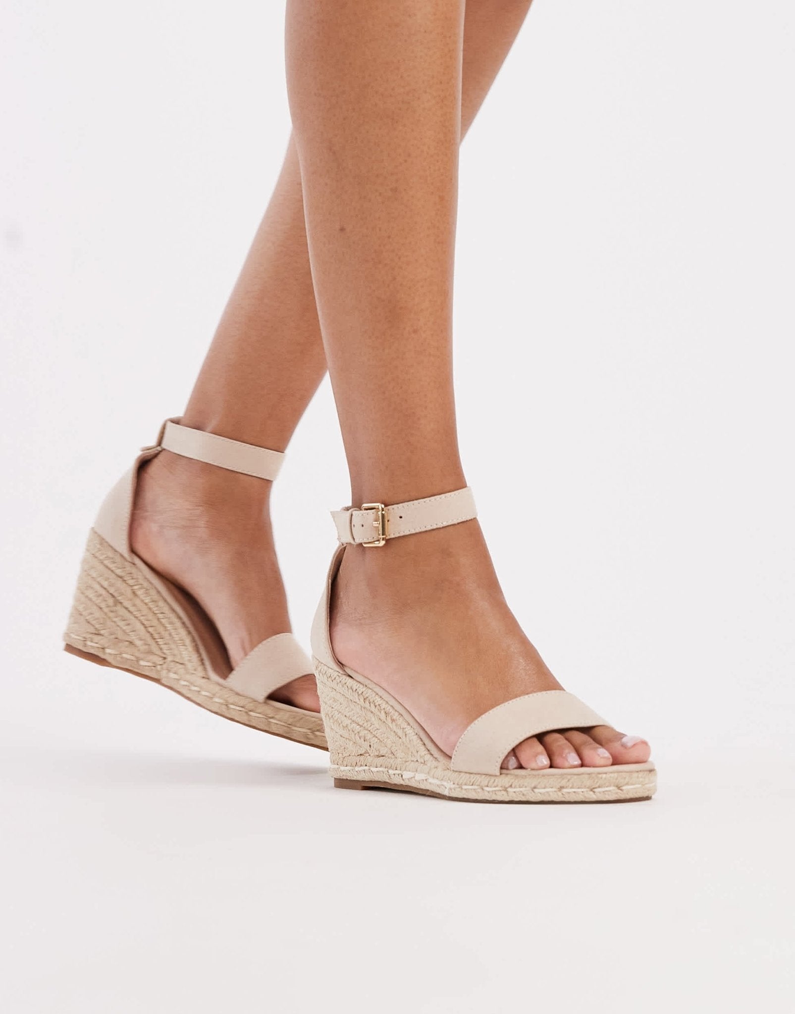 SEQWL Amber wedge heeled espadrilles in gold - ASOS Sample Sale EU Store