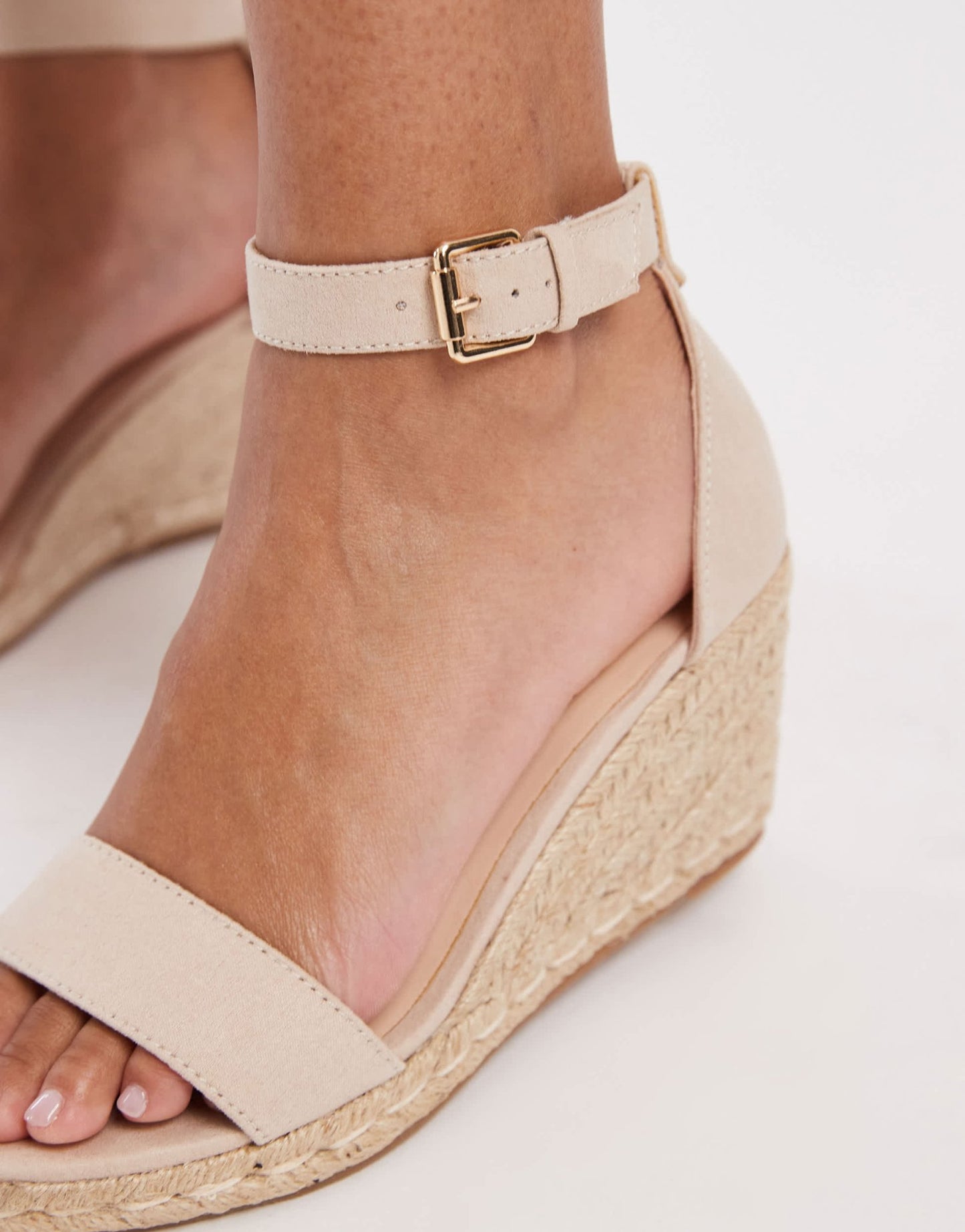 SEQWL Amber wedge heeled espadrilles in gold - ASOS Sample Sale EU Store