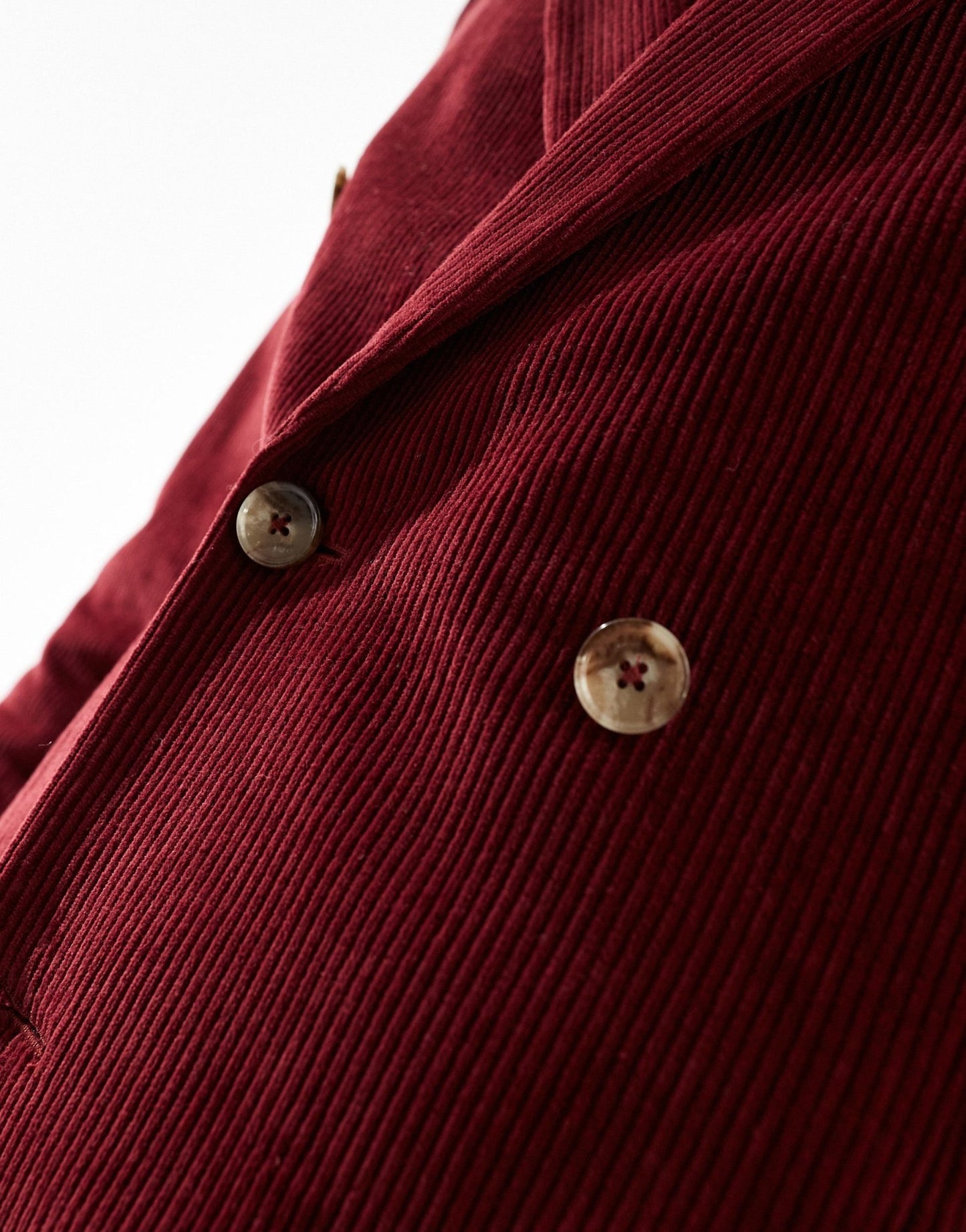 Shelby and Sons double breasted slim cord blazer in deep red co - ord - ASOS Sample Sale EU Store