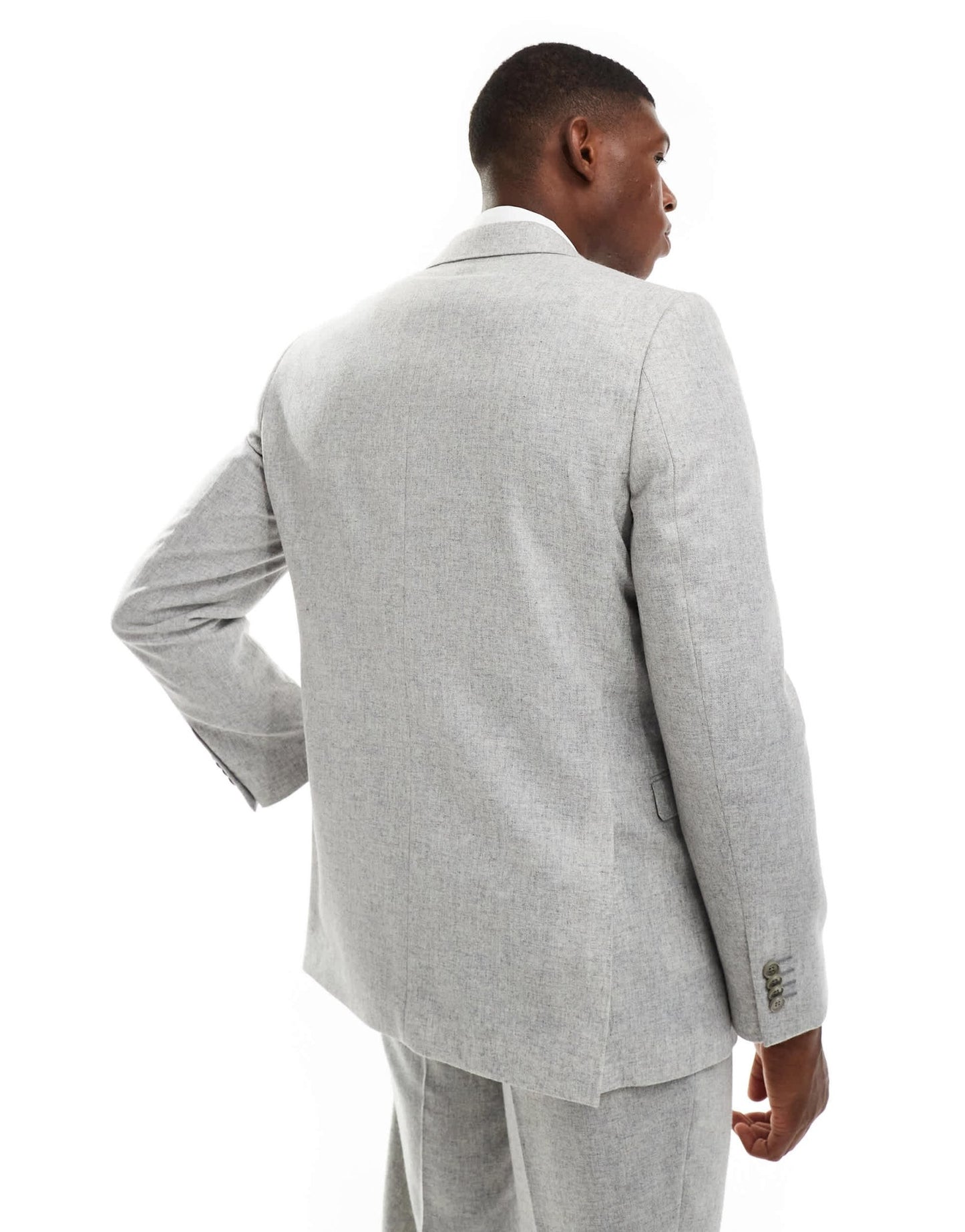 Shelby and Sons tailored slim blazer in light grey co - ord - ASOS Sample Sale EU Store