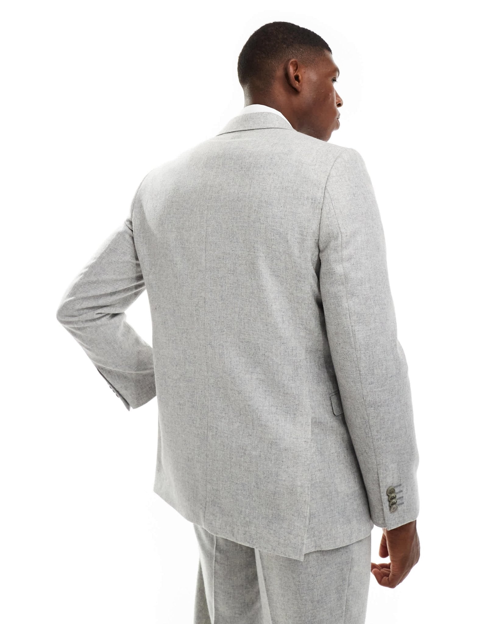 Shelby and Sons tailored slim blazer in light grey co - ord - ASOS Sample Sale EU Store