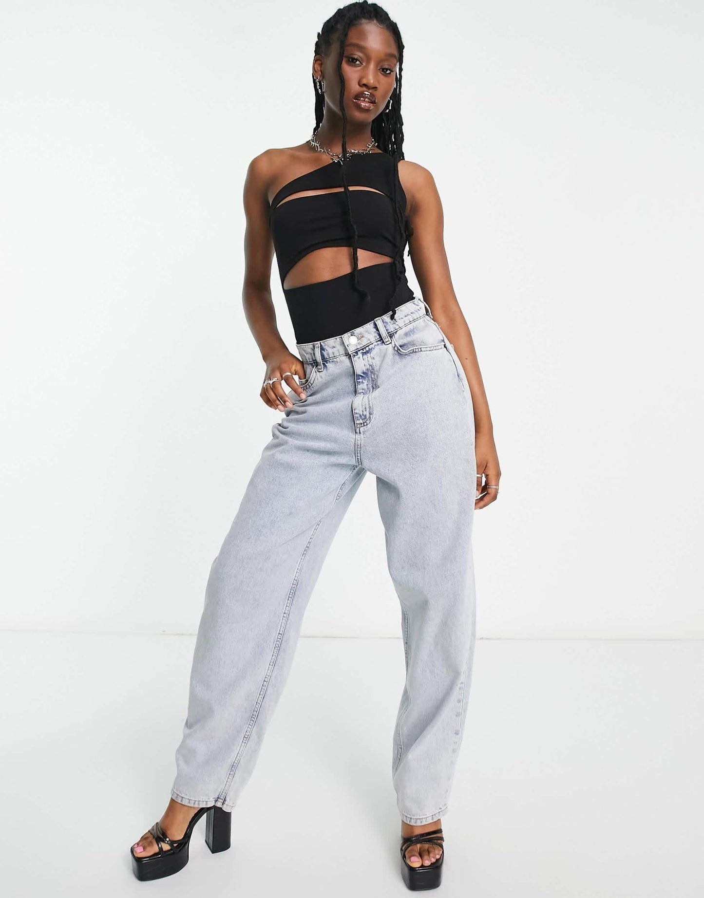 Signatue 8 cut out body in black - ASOS Sample Sale EU Store