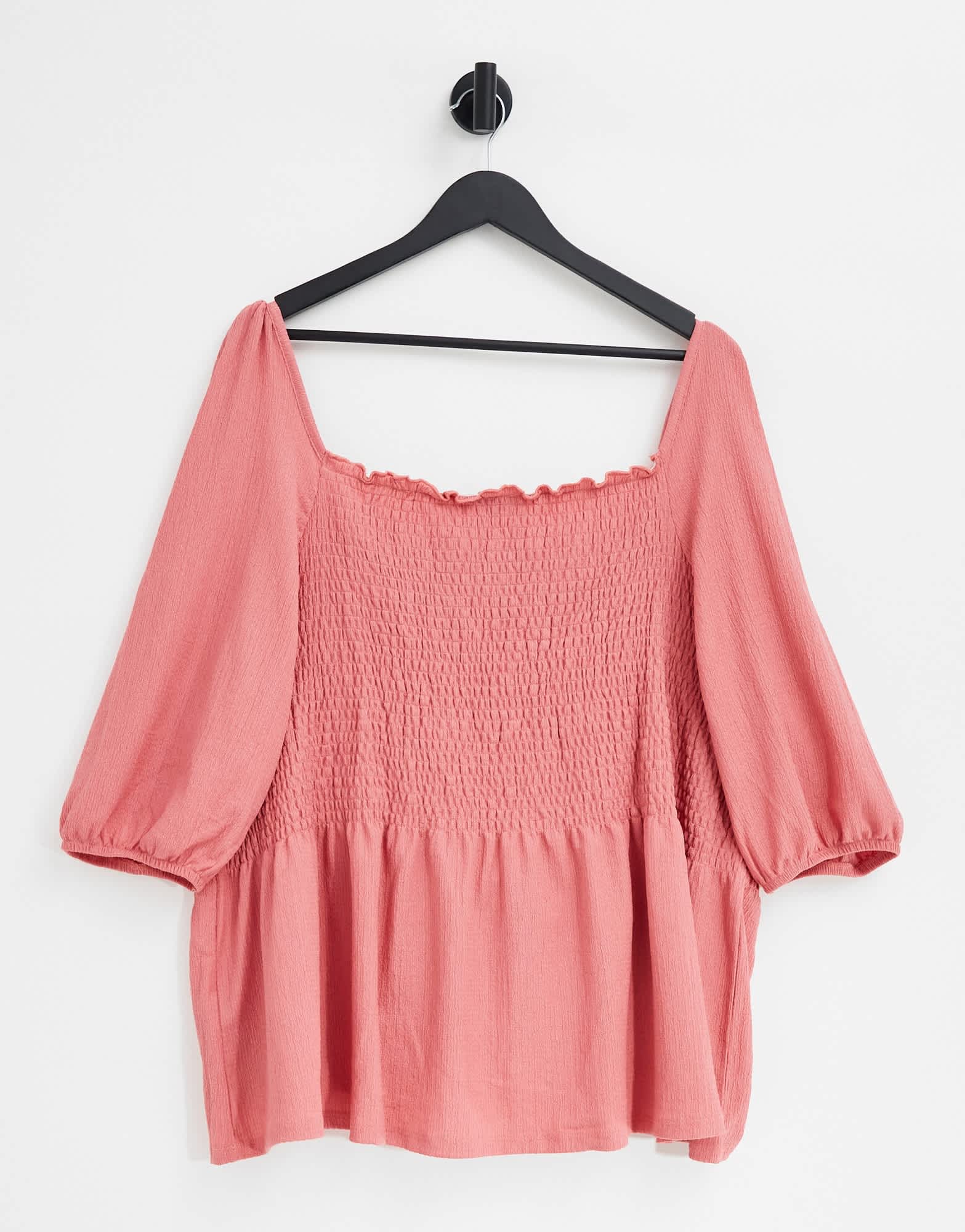 Simply Be shirred top in pink - ASOS Sample Sale EU Store