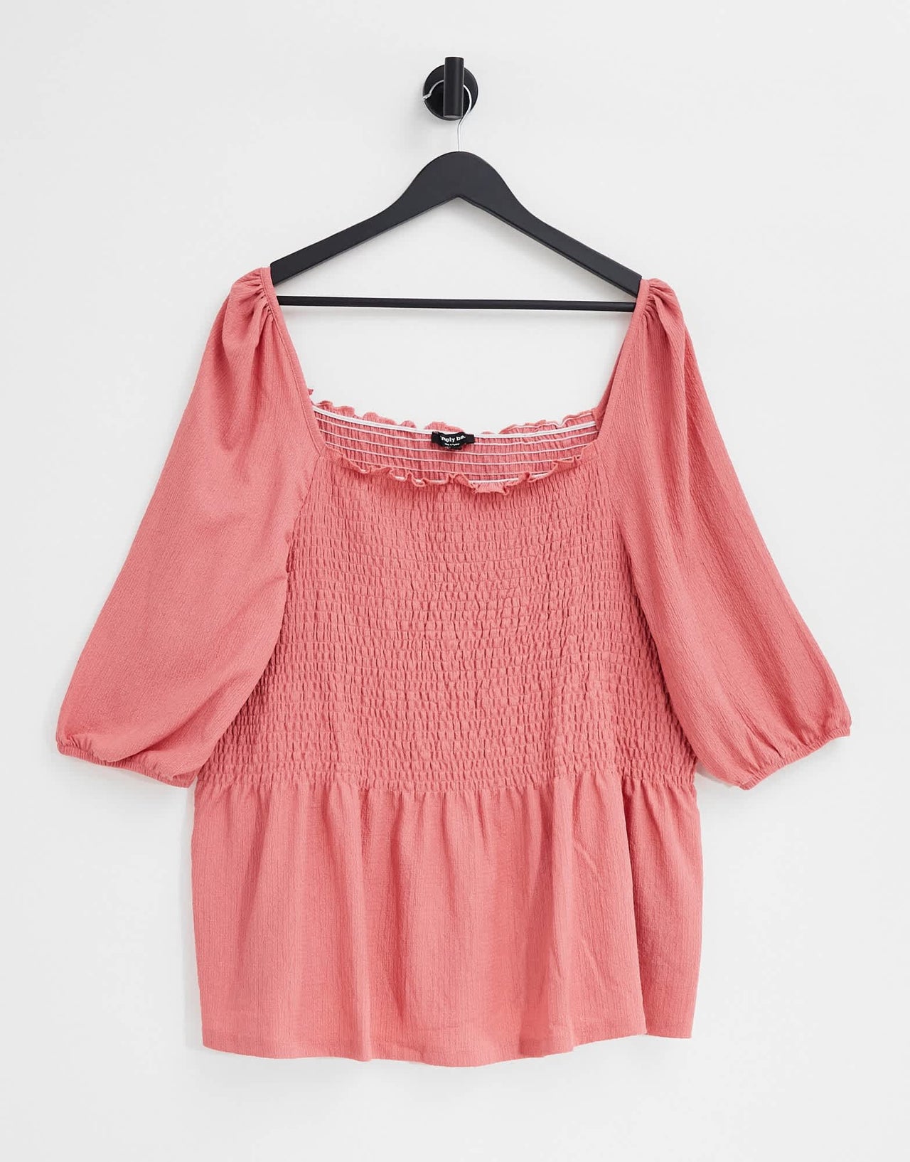 Simply Be shirred top in pink - ASOS Sample Sale EU Store