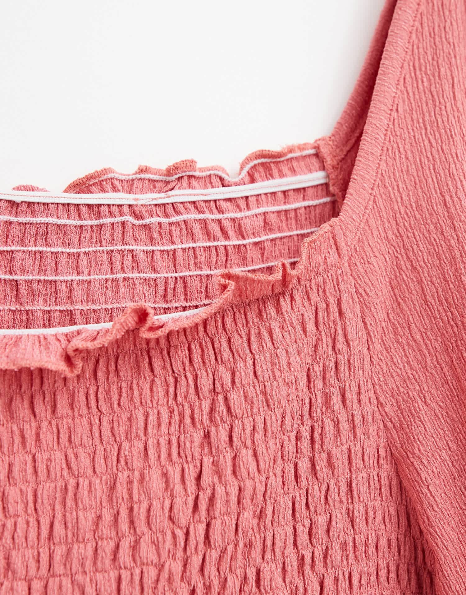Simply Be shirred top in pink - ASOS Sample Sale EU Store