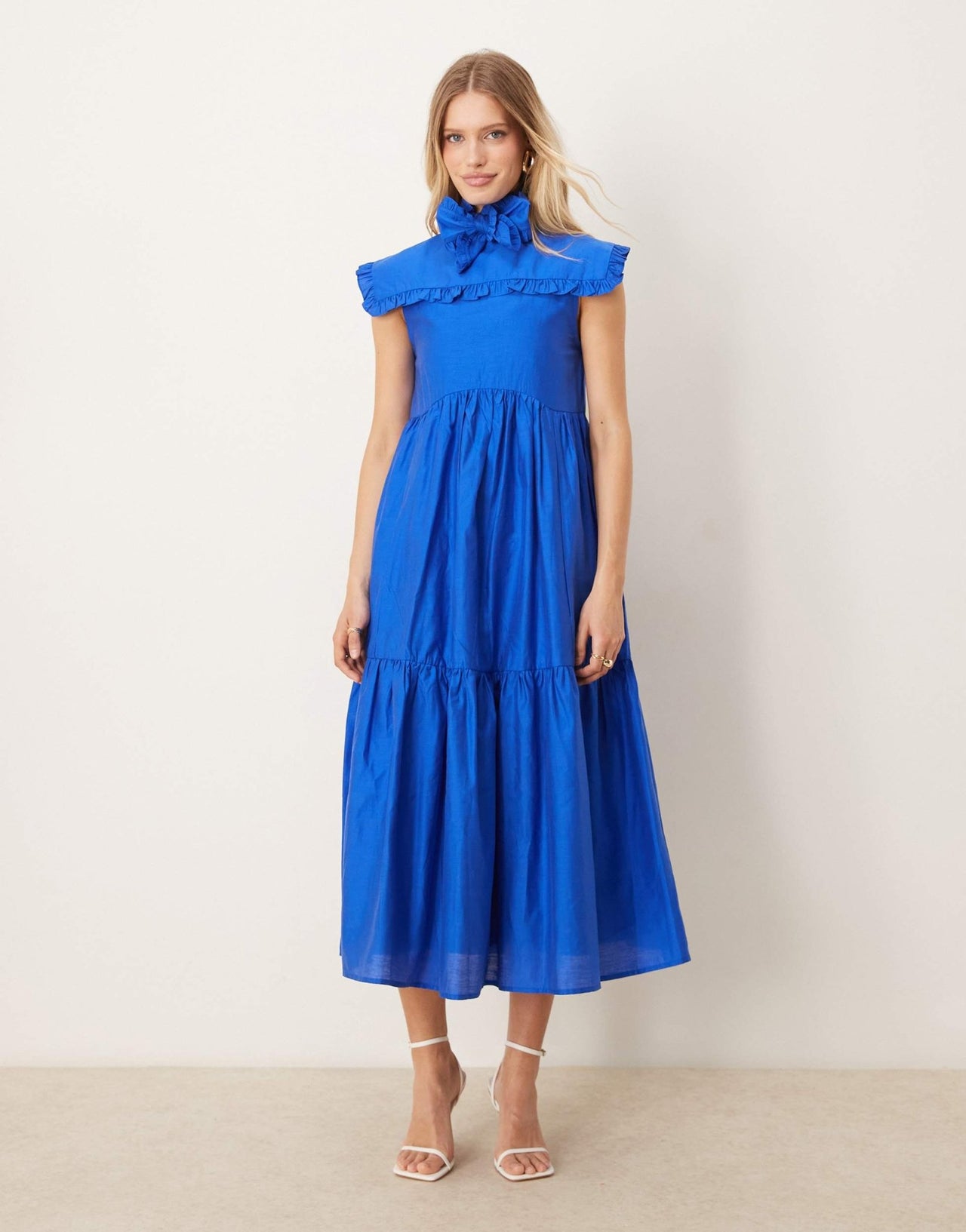 Sister Jane bow midi dress in royal blue - ASOS Sample Sale EU Store