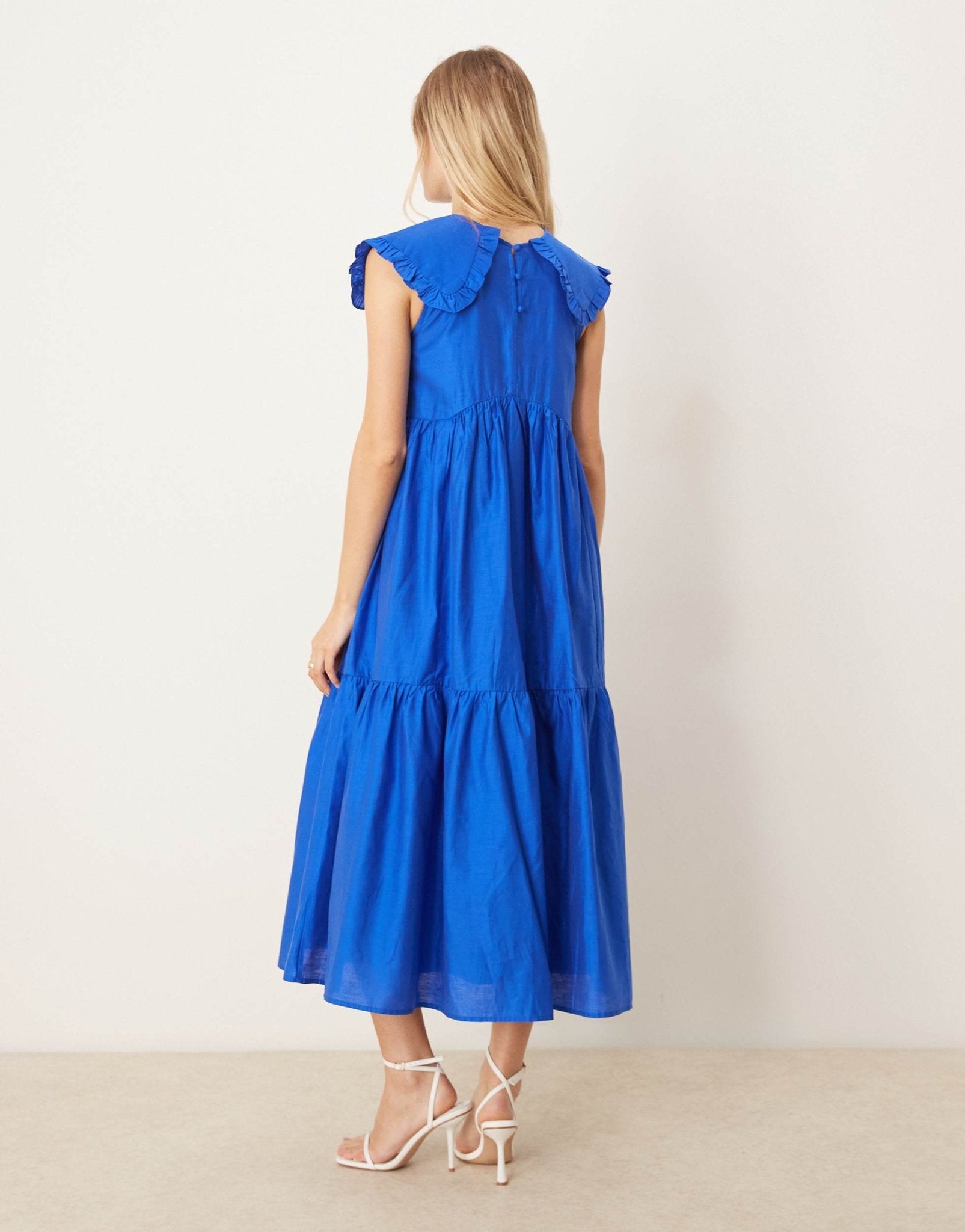Sister Jane bow midi dress in royal blue - ASOS Sample Sale EU Store