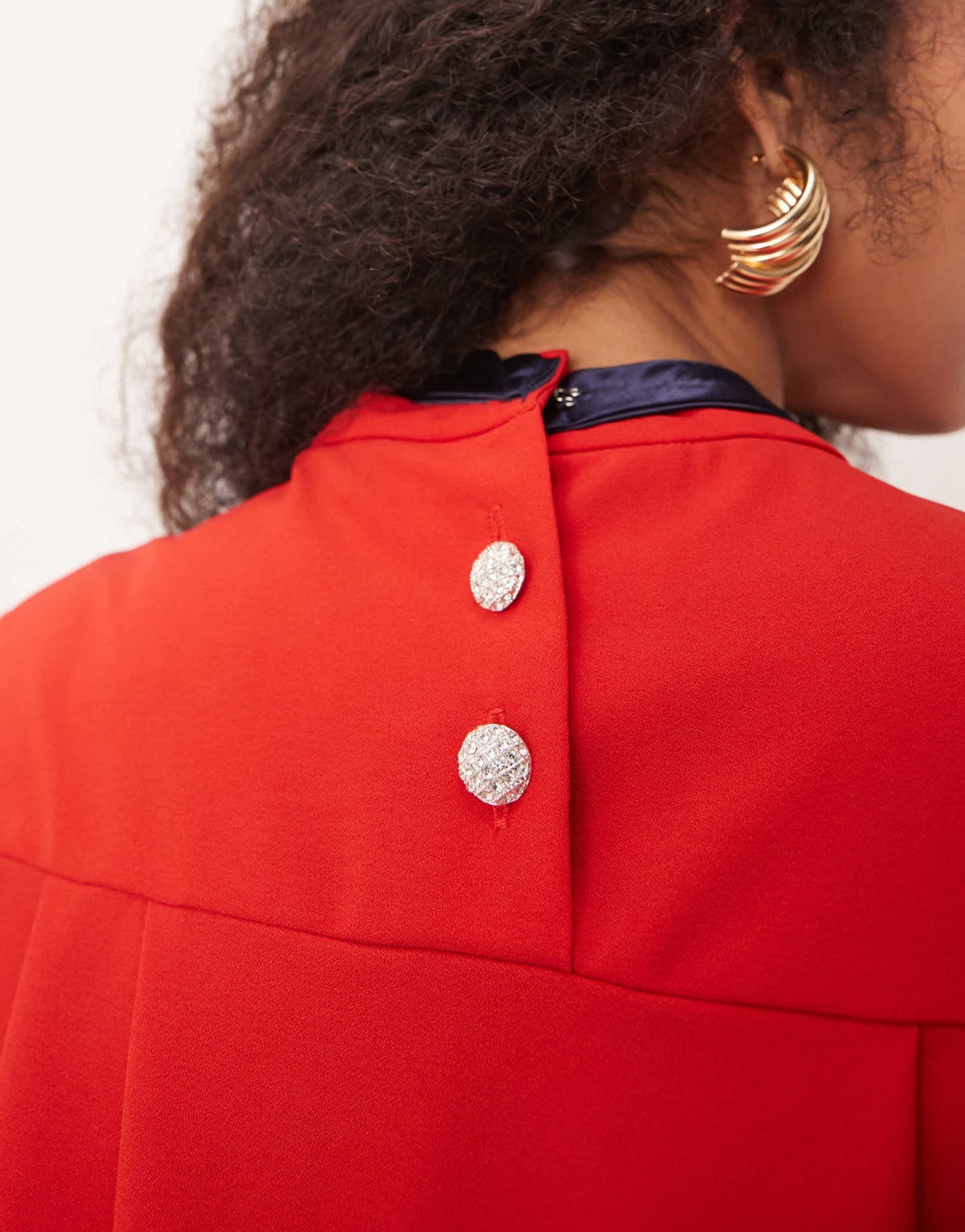 Sister Jane contrast bow pleated mini dress in red - ASOS Sample Sale EU Store