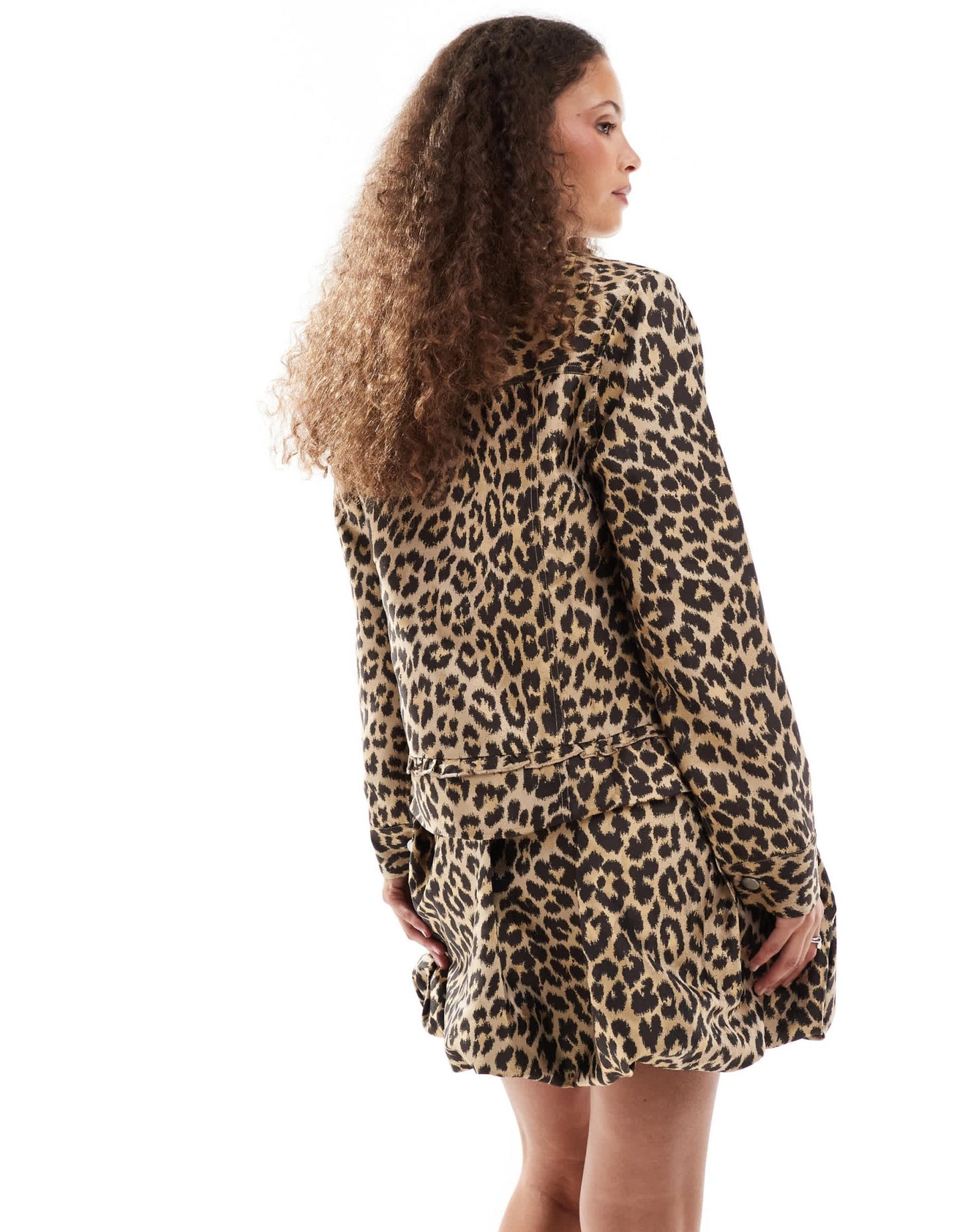 Sister Jane jacquard jacket co - ord in leopard - ASOS Sample Sale EU Store