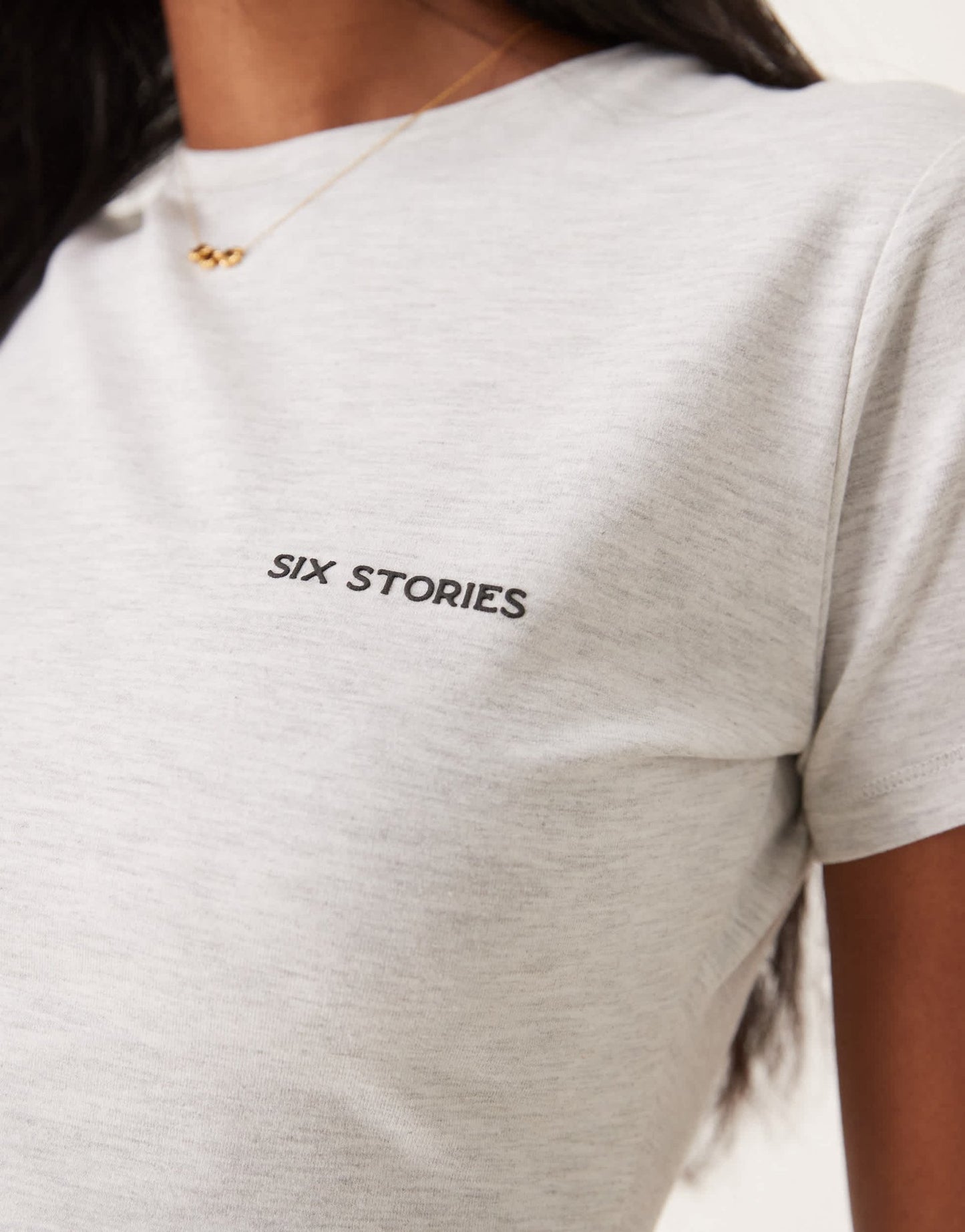 Six Stories soft baby tee co - ord in grey - ASOS Sample Sale EU Store