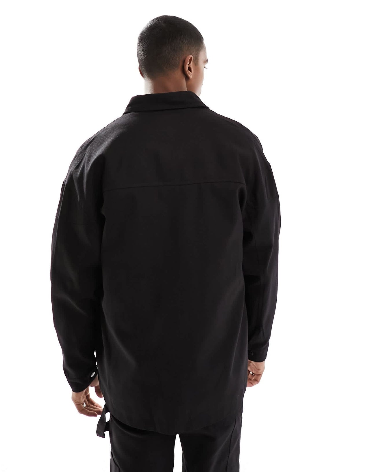 Sixth June co - ord carpenter shirt in black - ASOS Sample Sale EU Store