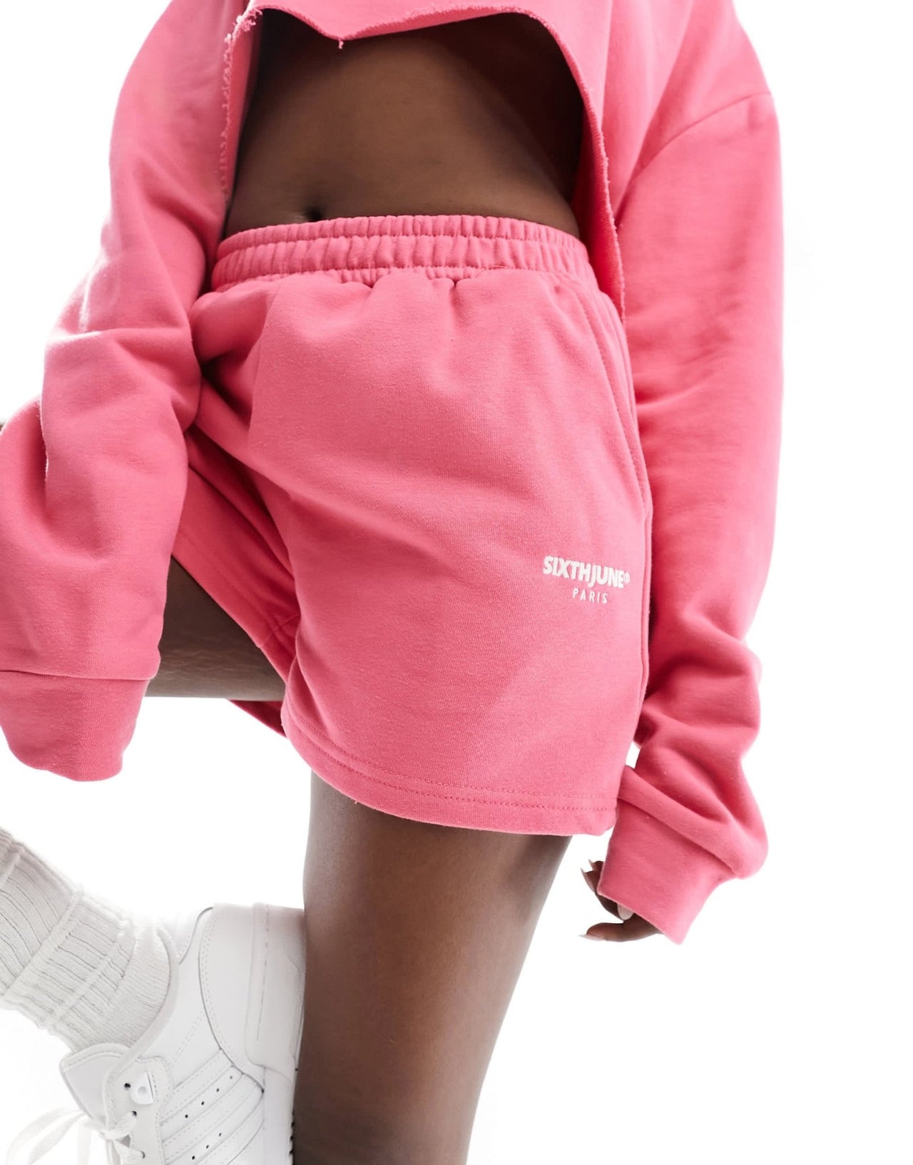 Sixth June co - ord jersey shorts in pink - ASOS Sample Sale EU Store