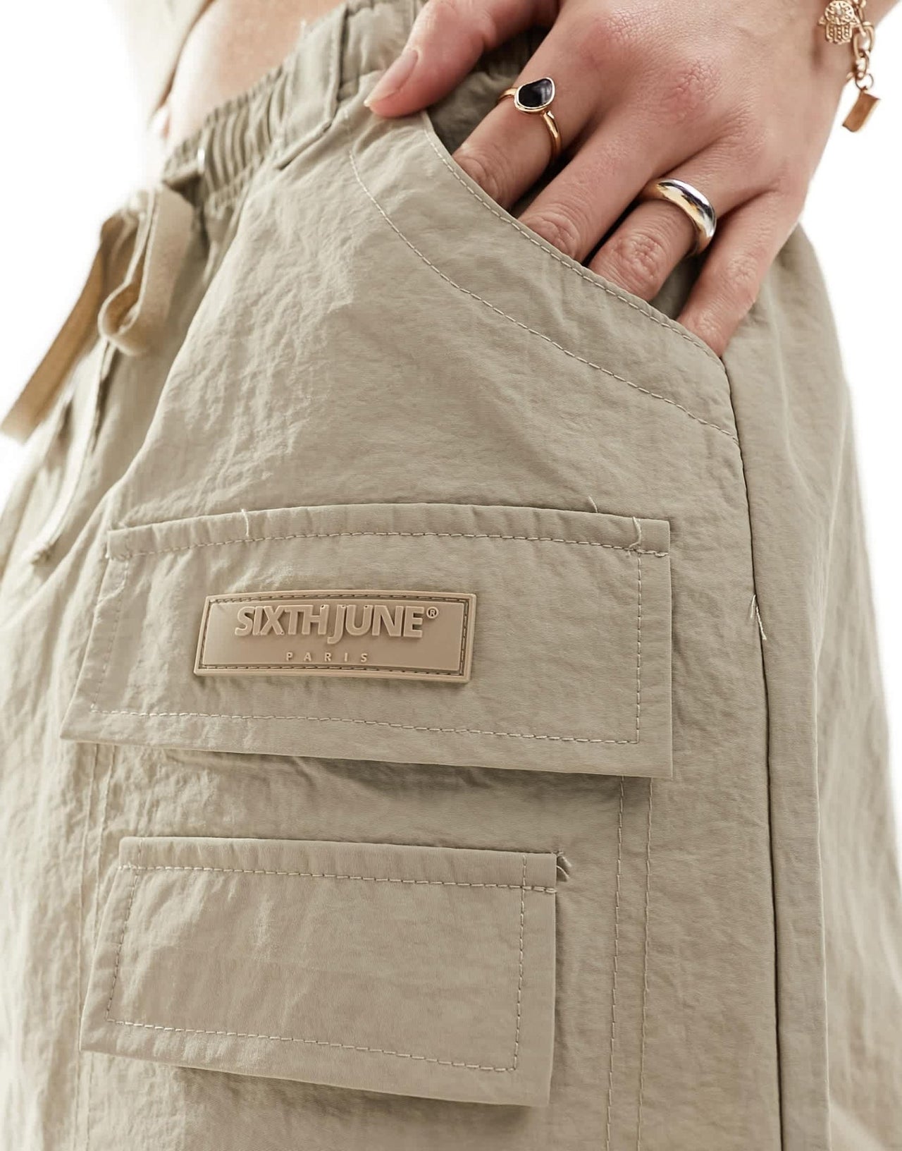 Sixth June co - ord mini skirt in beige - ASOS Sample Sale EU Store