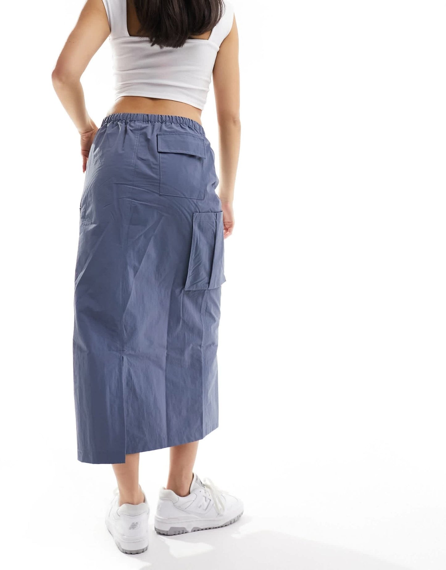 Sixth June parachute cargo skirt in blue/grey - ASOS Sample Sale EU Store