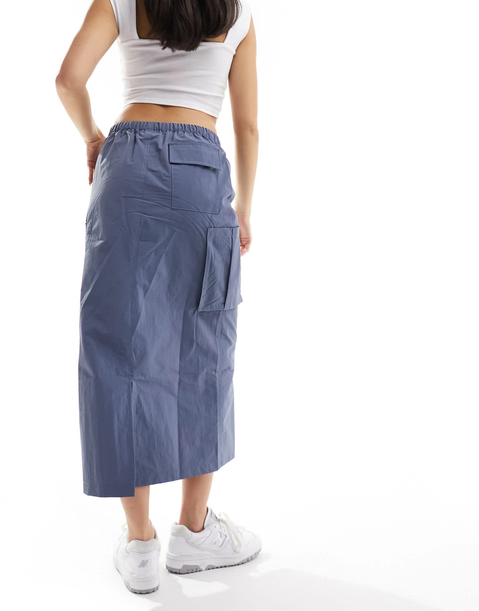 Sixth June parachute cargo skirt in blue/grey - ASOS Sample Sale EU Store