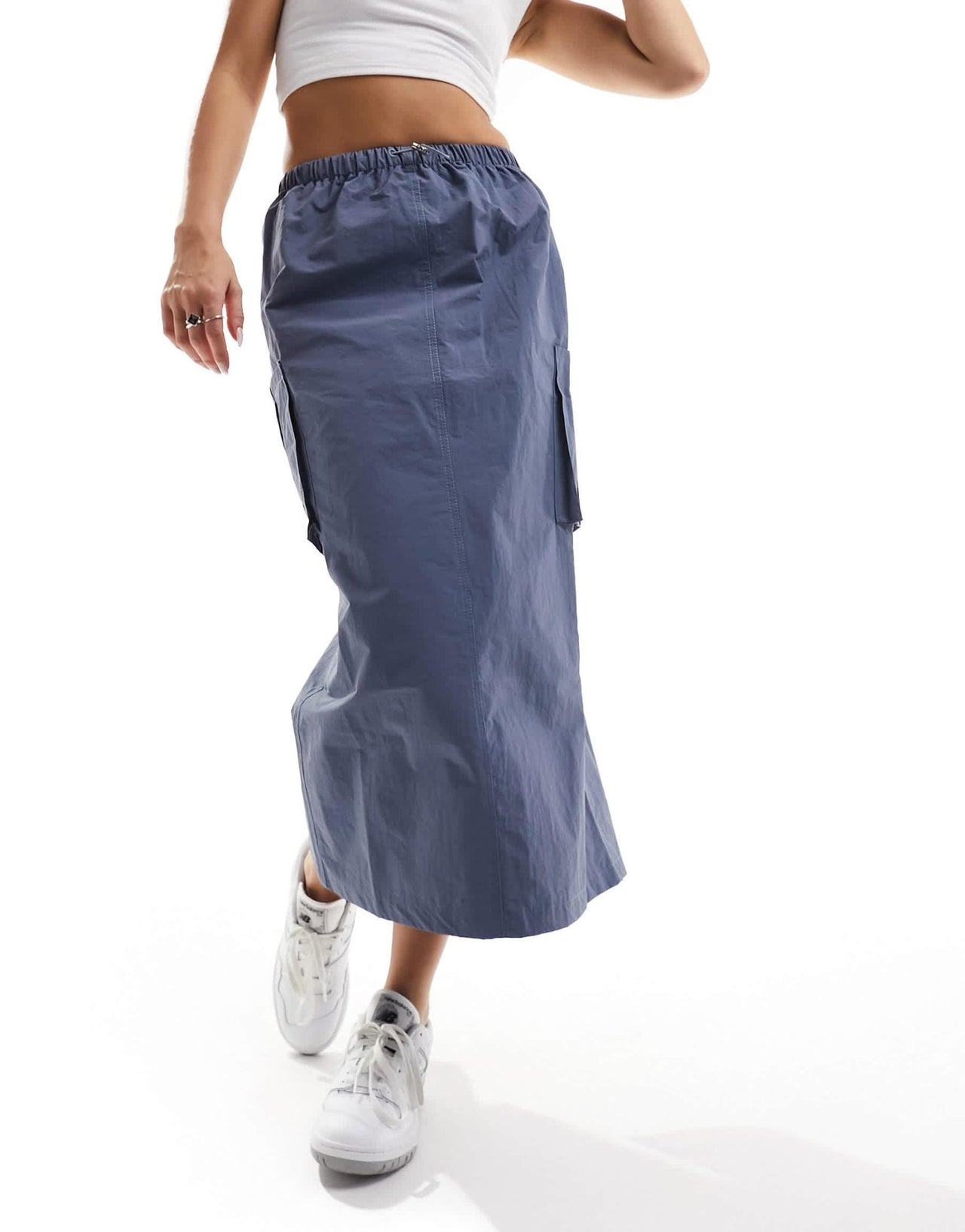 Sixth June parachute cargo skirt in blue/grey - ASOS Sample Sale EU Store
