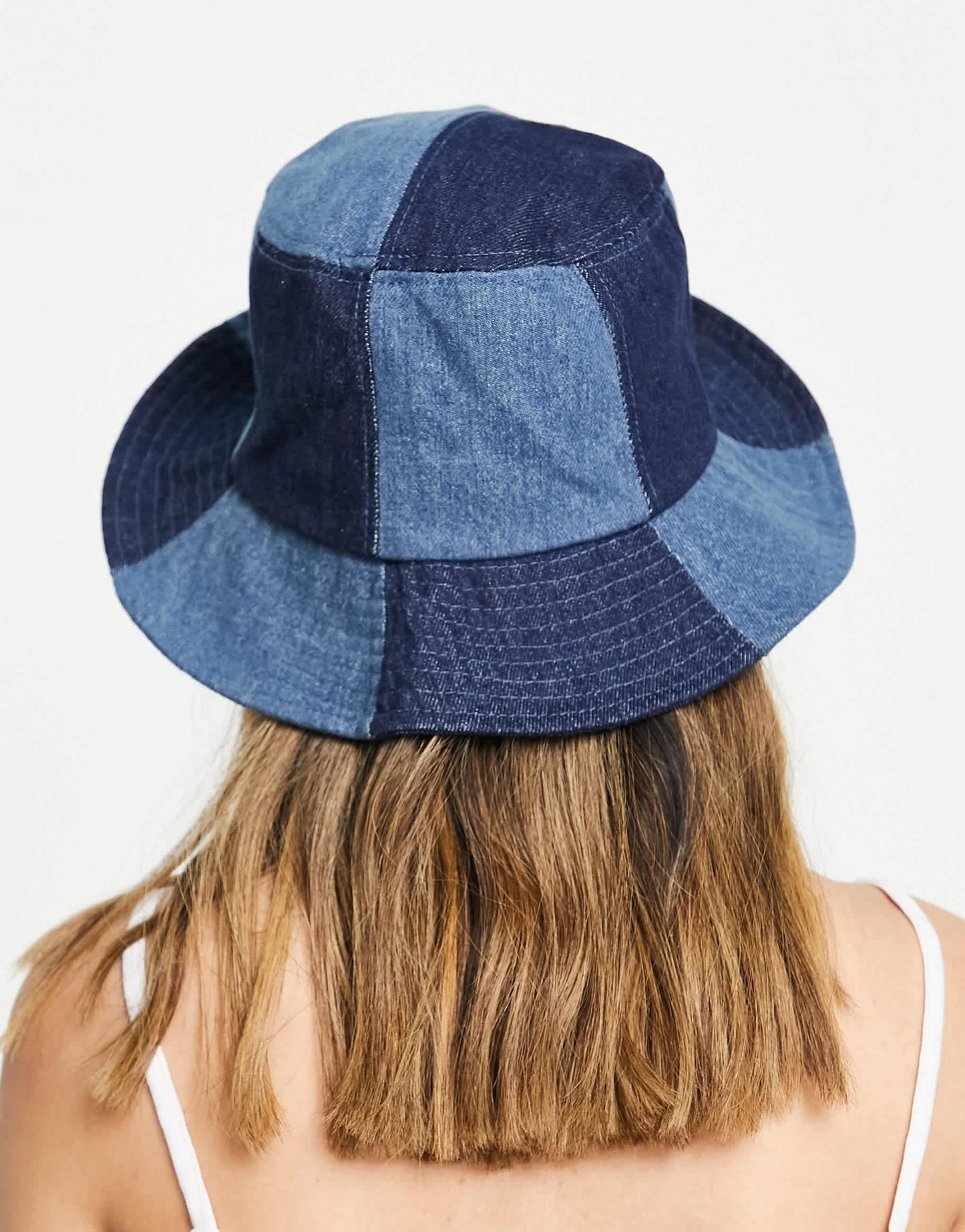 Skinnydip bucket hat in denim patchwork - ASOS Sample Sale EU Store