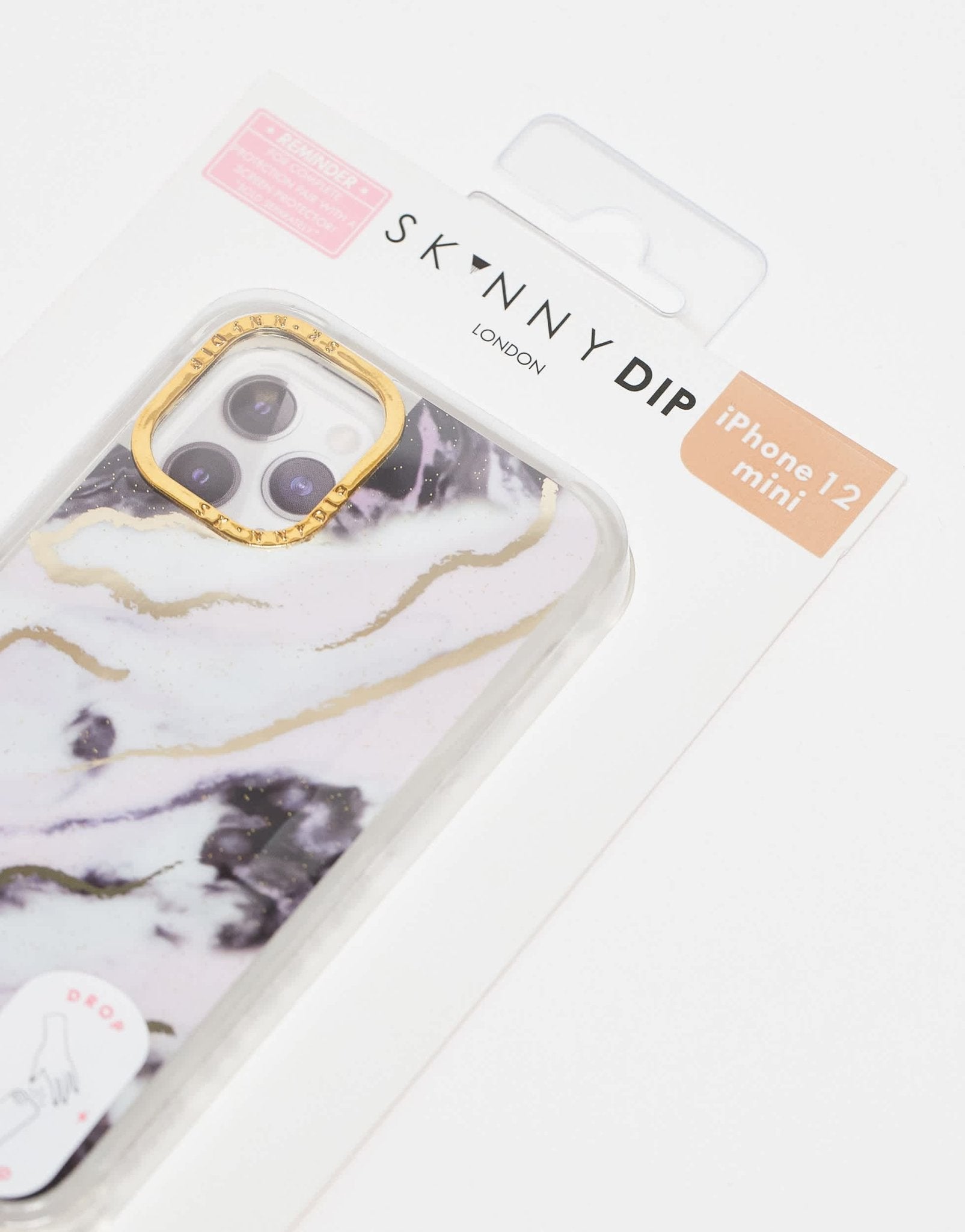 Skinnydip Iphone case in pink marble effect - ASOS Sample Sale EU Store