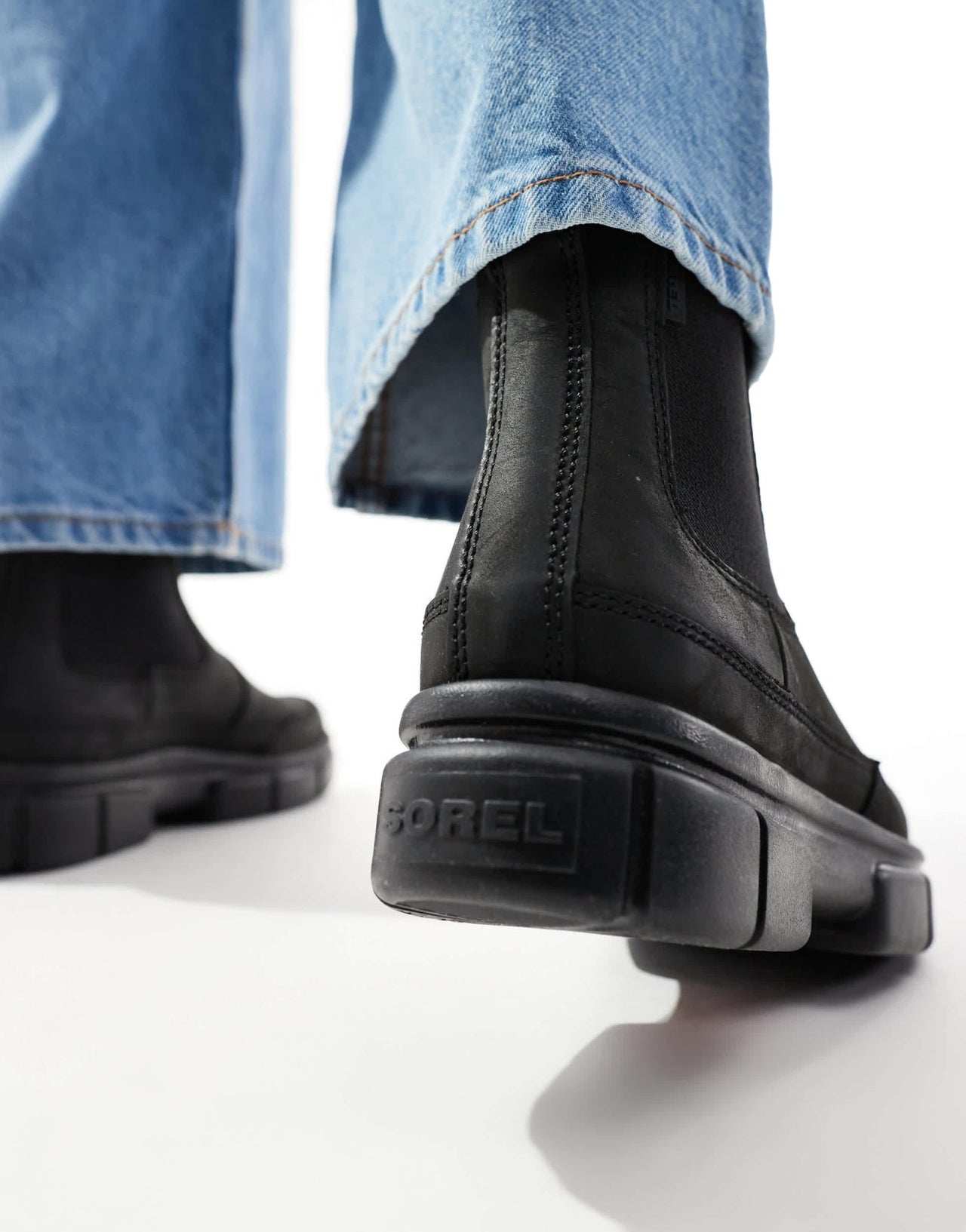 Sorel Explorer STRT suede chelsea boots in black - ASOS Sample Sale EU Store