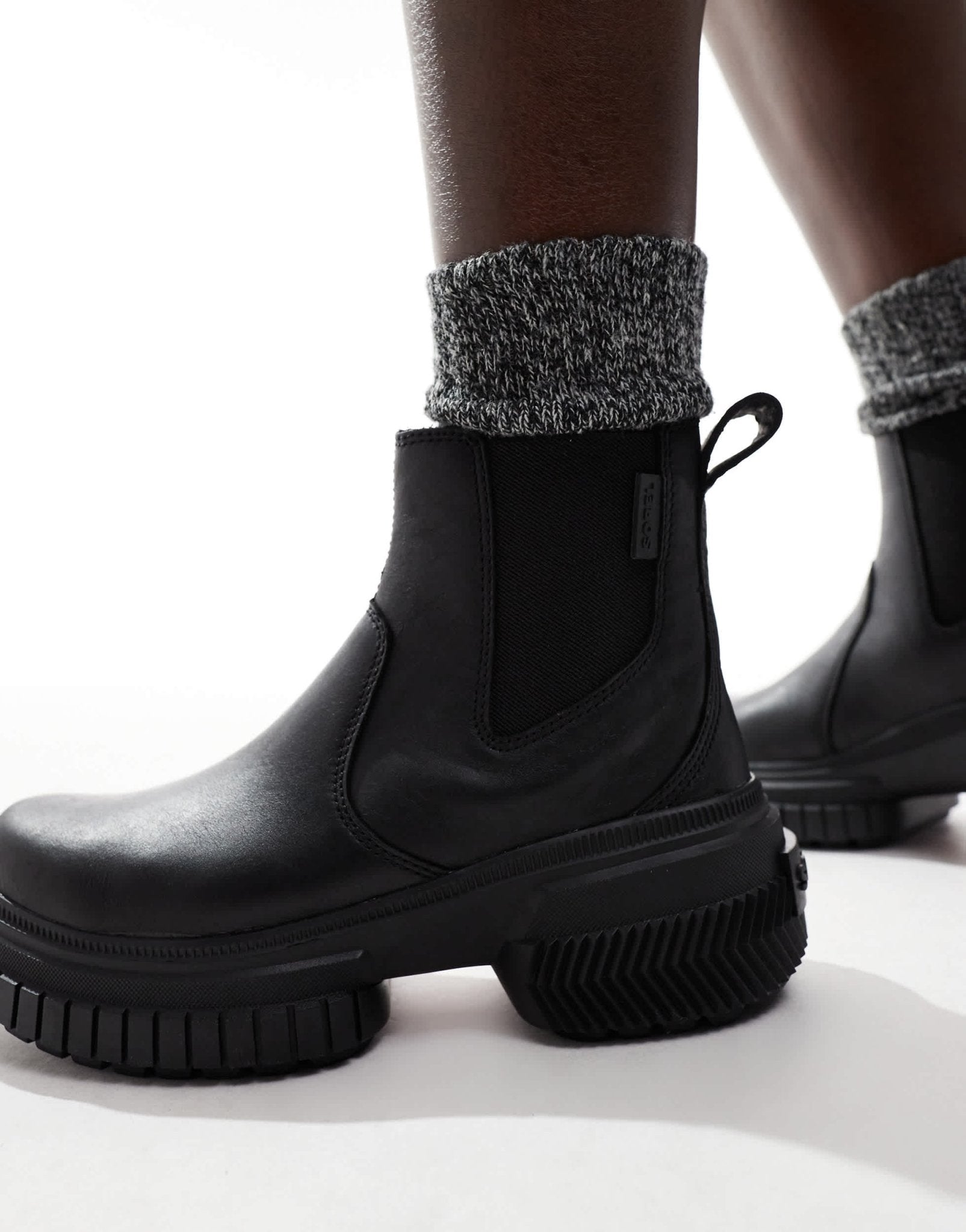 Sorel ONA AVE WP waterproof leather chelsea boots in black - ASOS Sample Sale EU Store