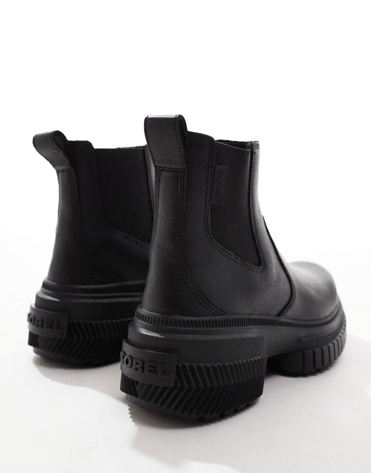 Sorel ONA AVE WP waterproof leather chelsea boots in black - ASOS Sample Sale EU Store