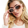 South Beach oval sunglasses in pink
