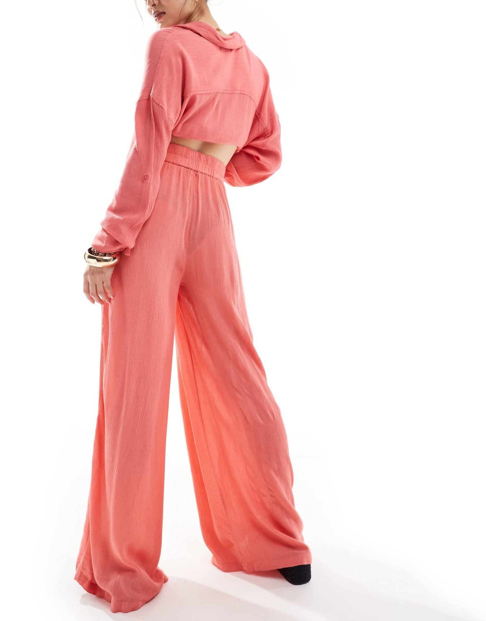 South Beach oversized beach trouser in watermelon - ASOS Sample Sale EU Store
