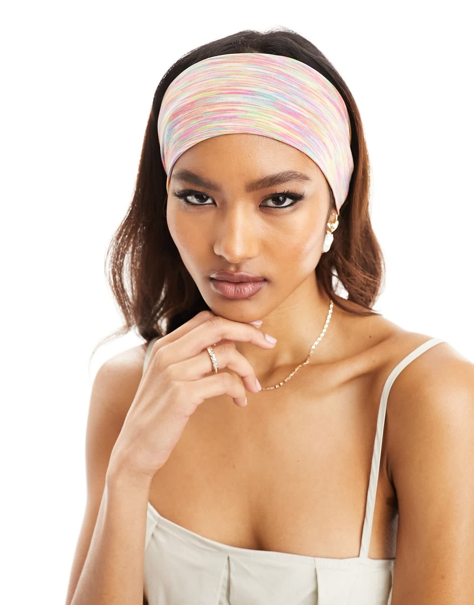 South Beach stripe jersey headband in multi - ASOS Sample Sale EU Store
