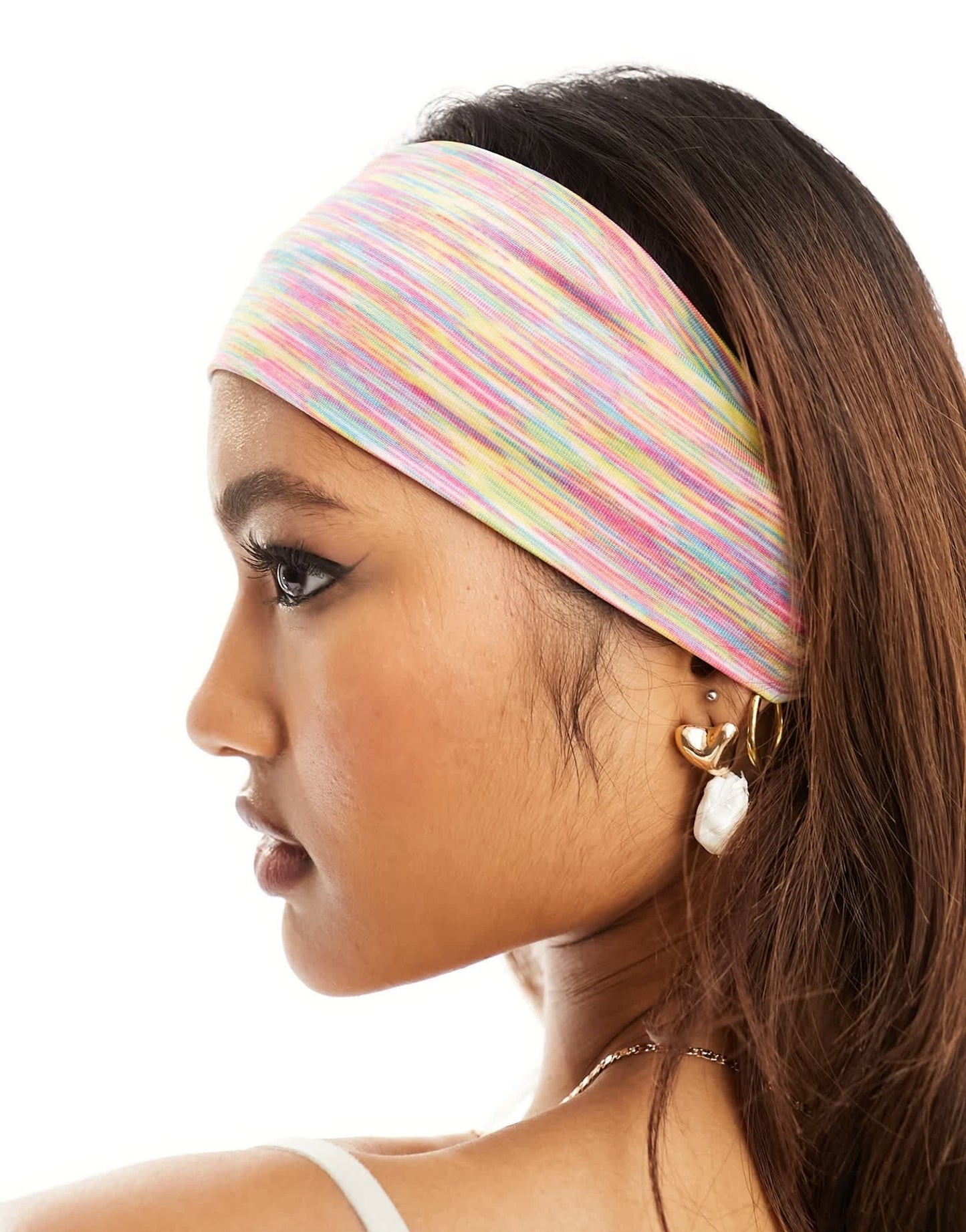 South Beach stripe jersey headband in multi - ASOS Sample Sale EU Store