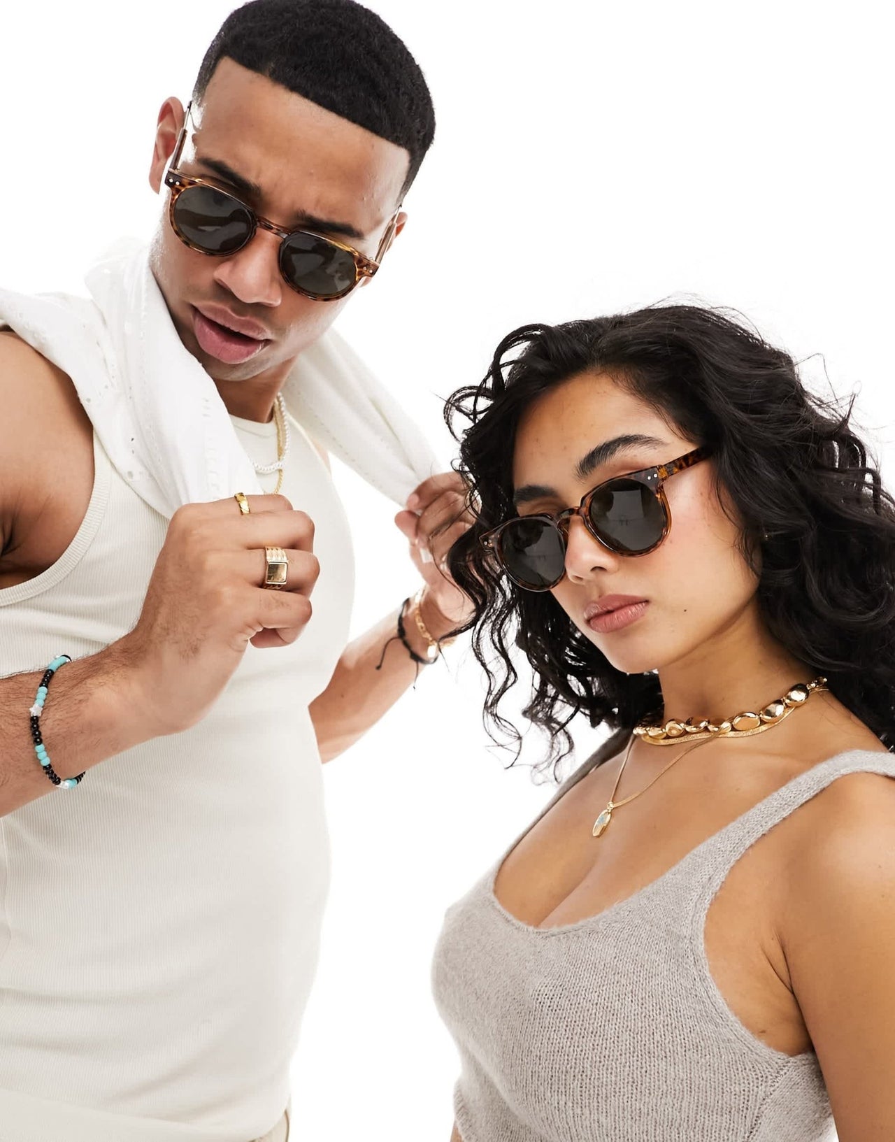 Spitfire teddy boy round sunglasses in tortoiseshell - ASOS Sample Sale EU Store