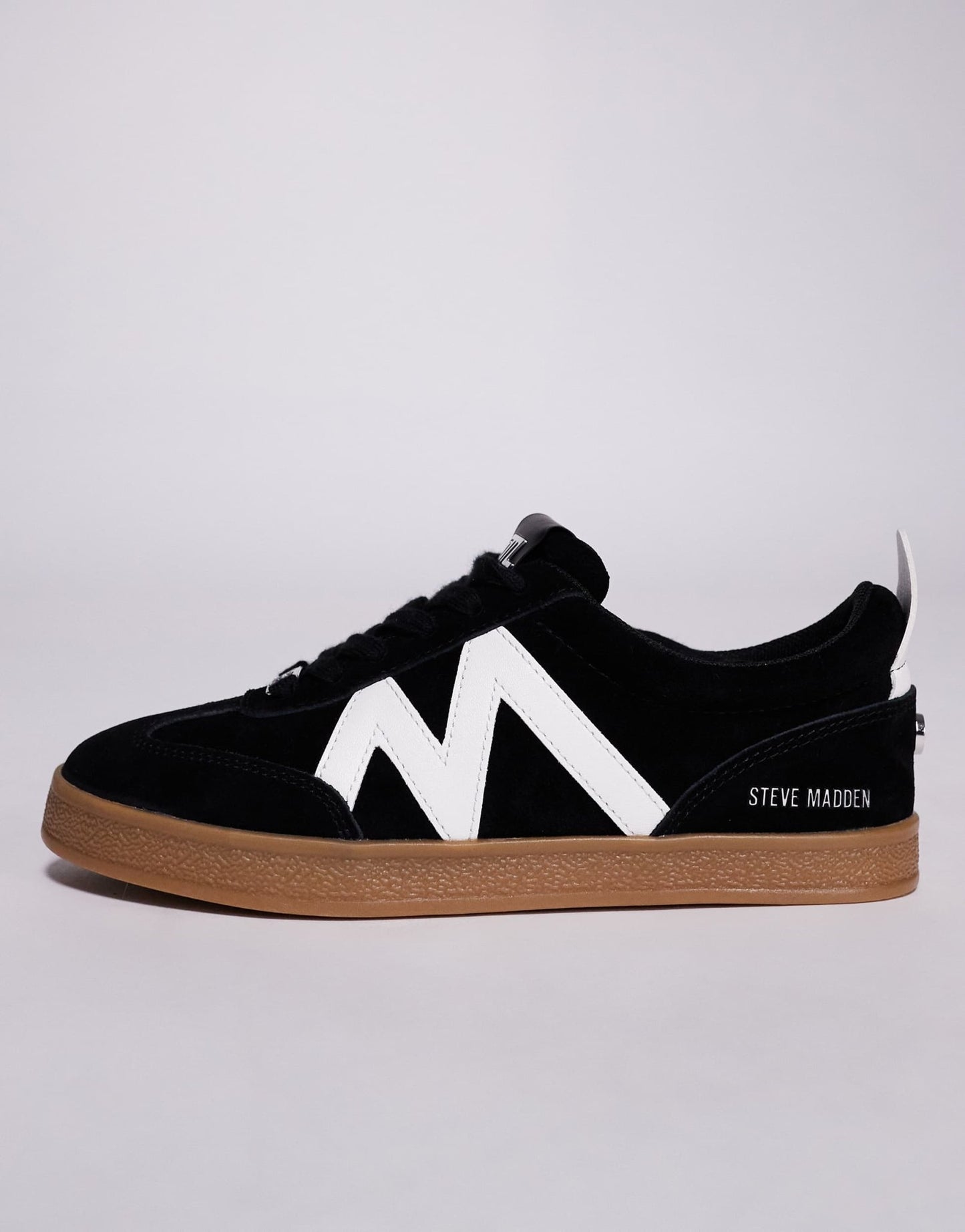 Steve Madden Degree lace up trainers in black and white - ASOS Sample Sale EU Store