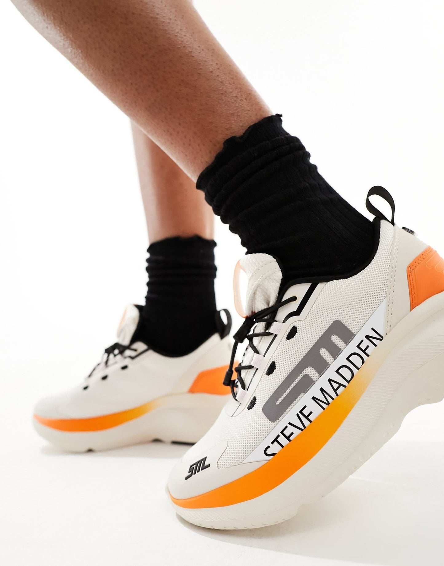 Steve Madden Elevate 2 trainer in orange and bone - ASOS Sample Sale EU Store