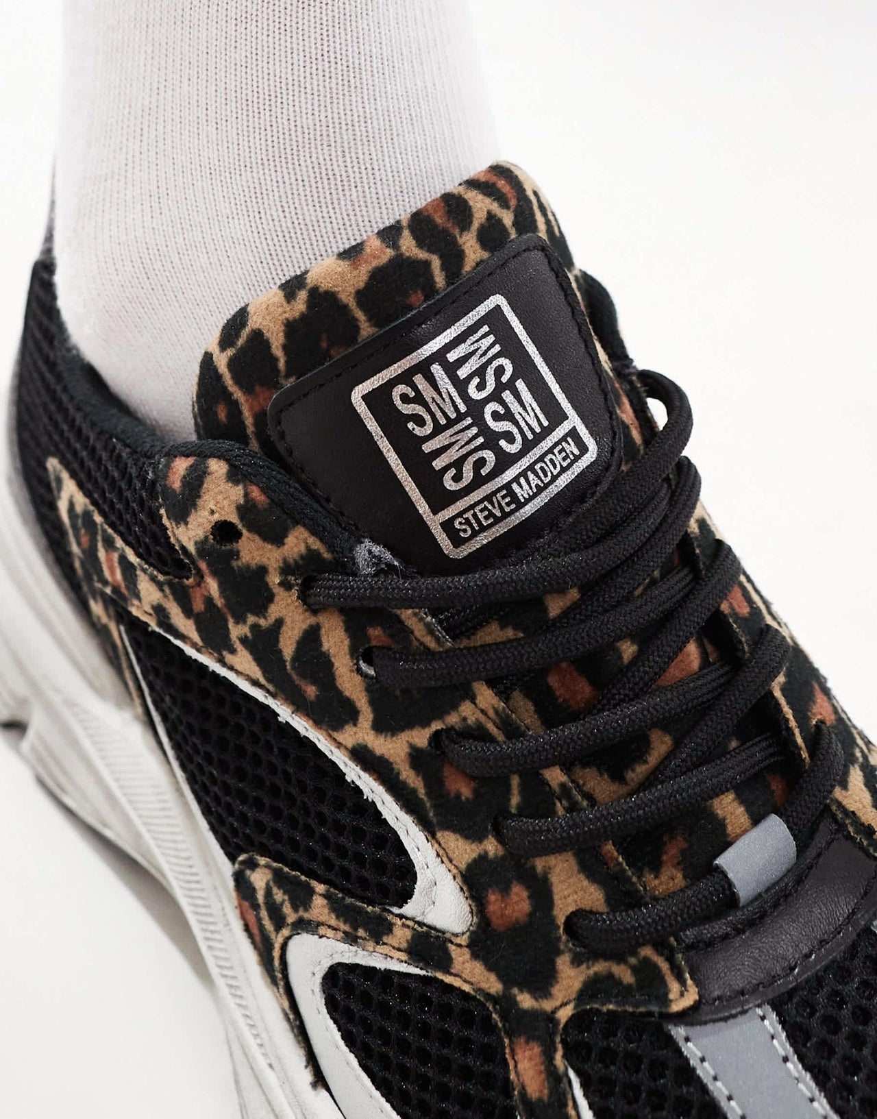 Steve Madden Plaja chunky trainers in leopard print - ASOS Sample Sale EU Store