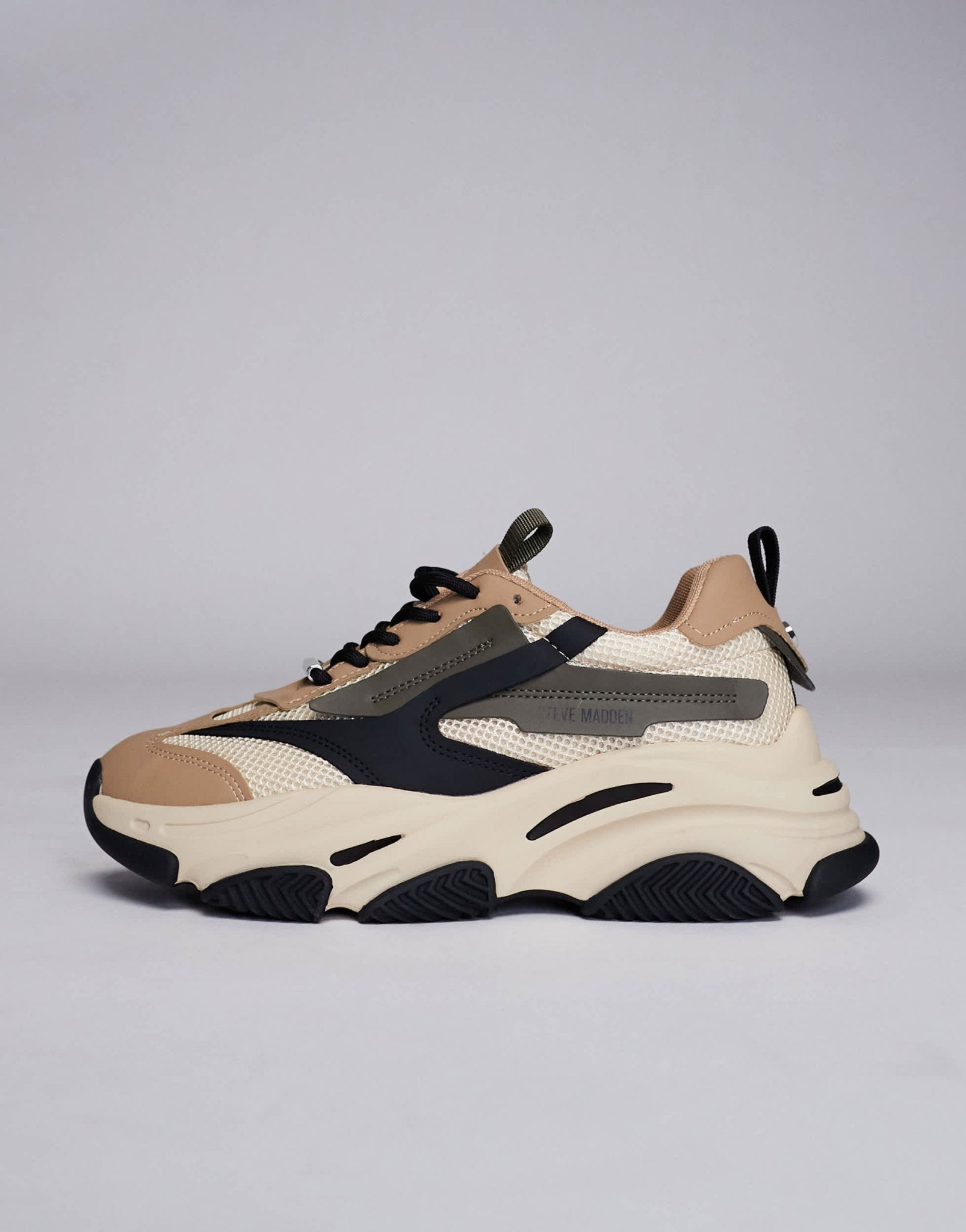 Steve Madden Possess Trainer in Khaki - ASOS Sample Sale EU Store