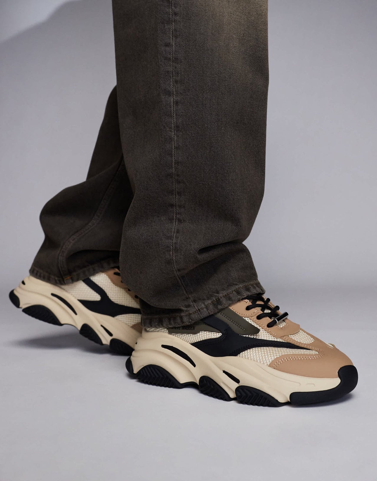 Steve Madden Possess Trainer in Khaki - ASOS Sample Sale EU Store