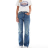 Stradivarius D98 Petite straight leg jeans in vintage wash