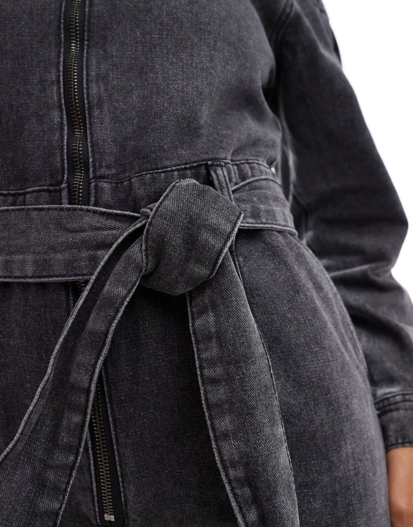 Style Cheat denim jumpsuit in washed black - ASOS Sample Sale EU Store