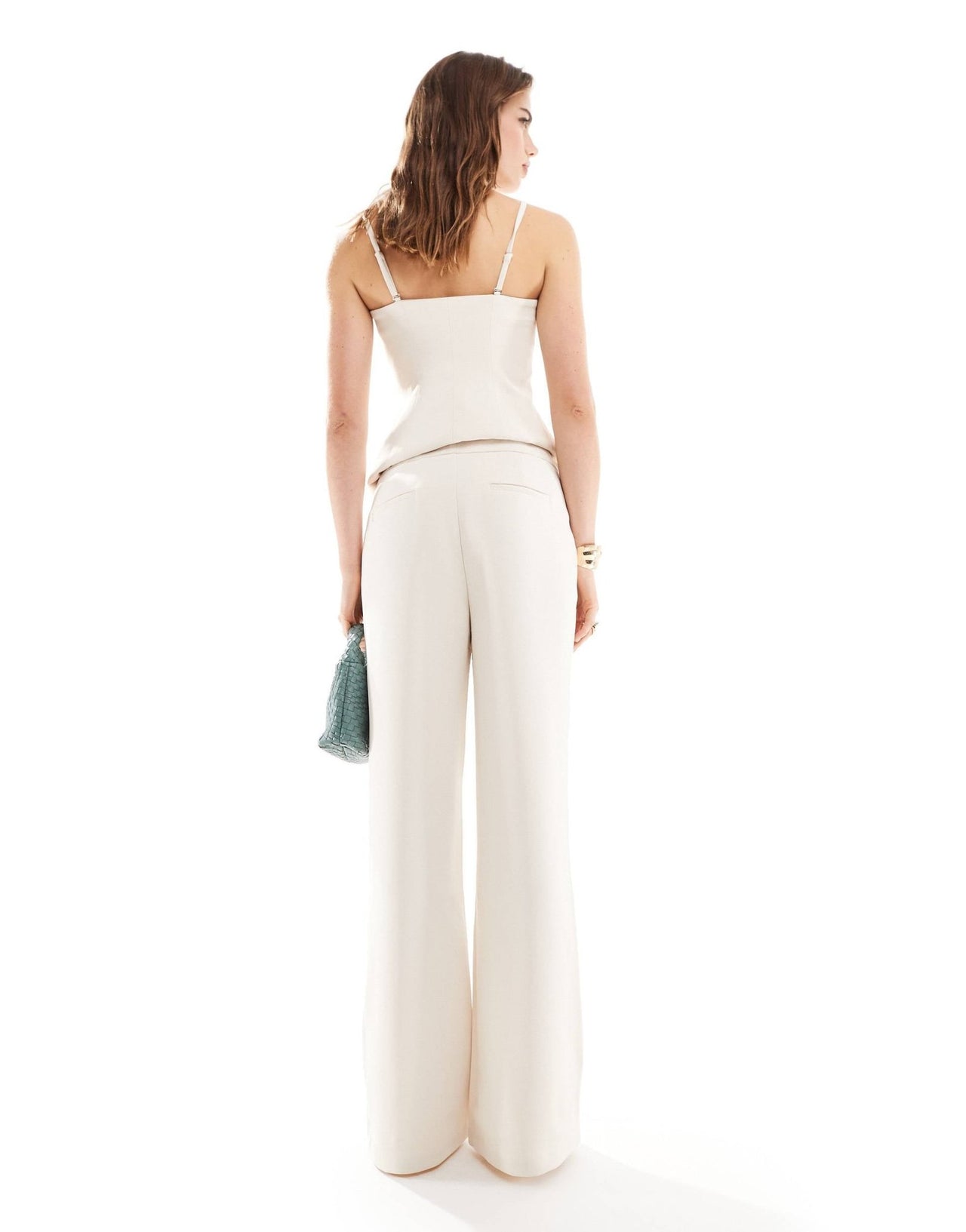 Style Cheat tailored trousers in cream co - ord - ASOS Sample Sale EU Store