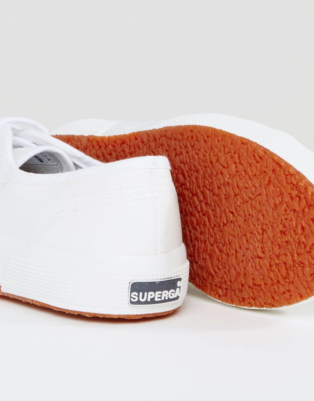 Superga 2750 Leather Trainers In White - ASOS Sample Sale EU Store