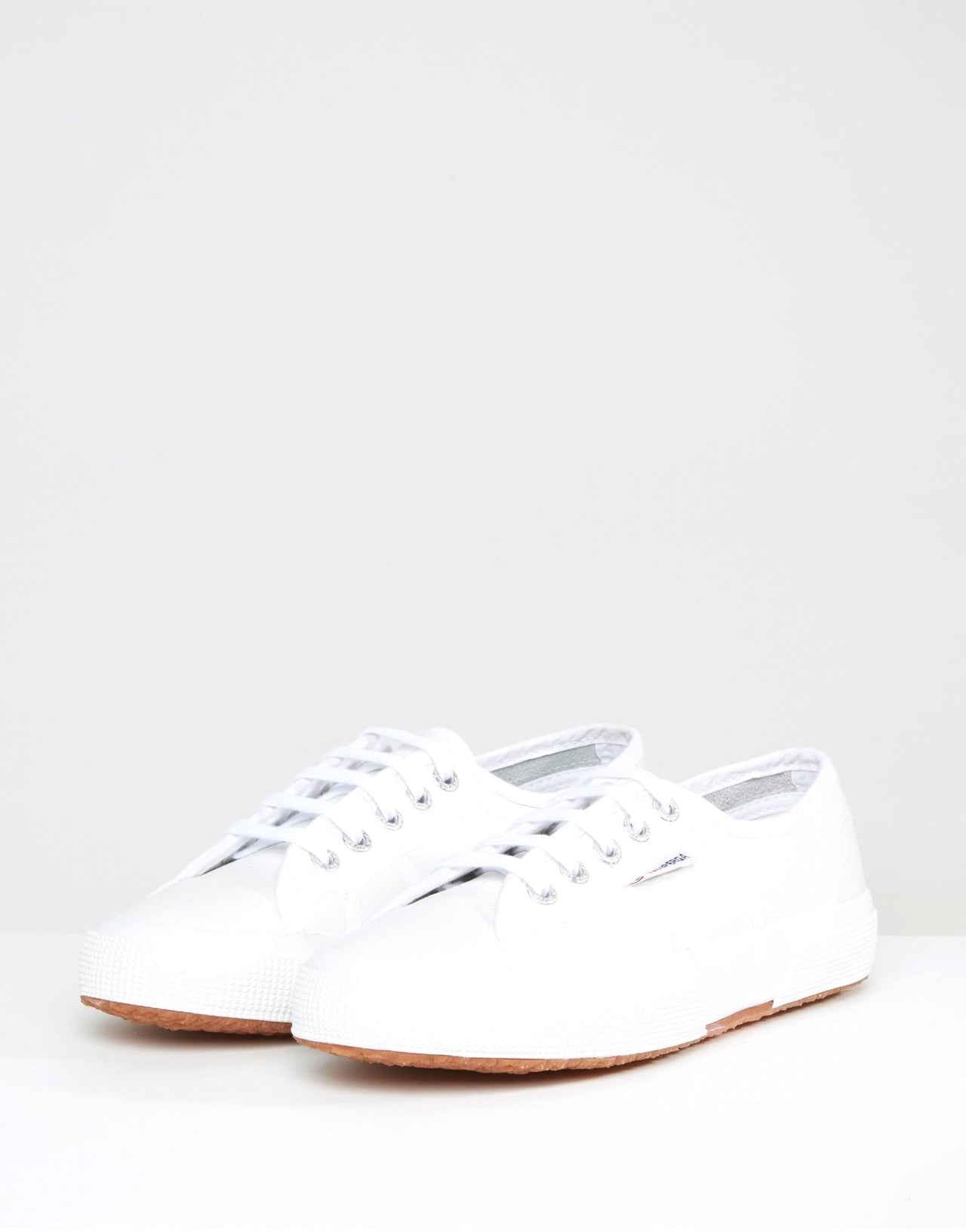 Superga 2750 Leather Trainers In White - ASOS Sample Sale EU Store