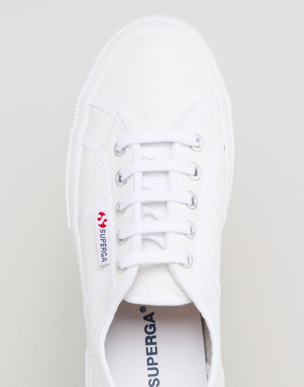 Superga 2750 Leather Trainers In White - ASOS Sample Sale EU Store