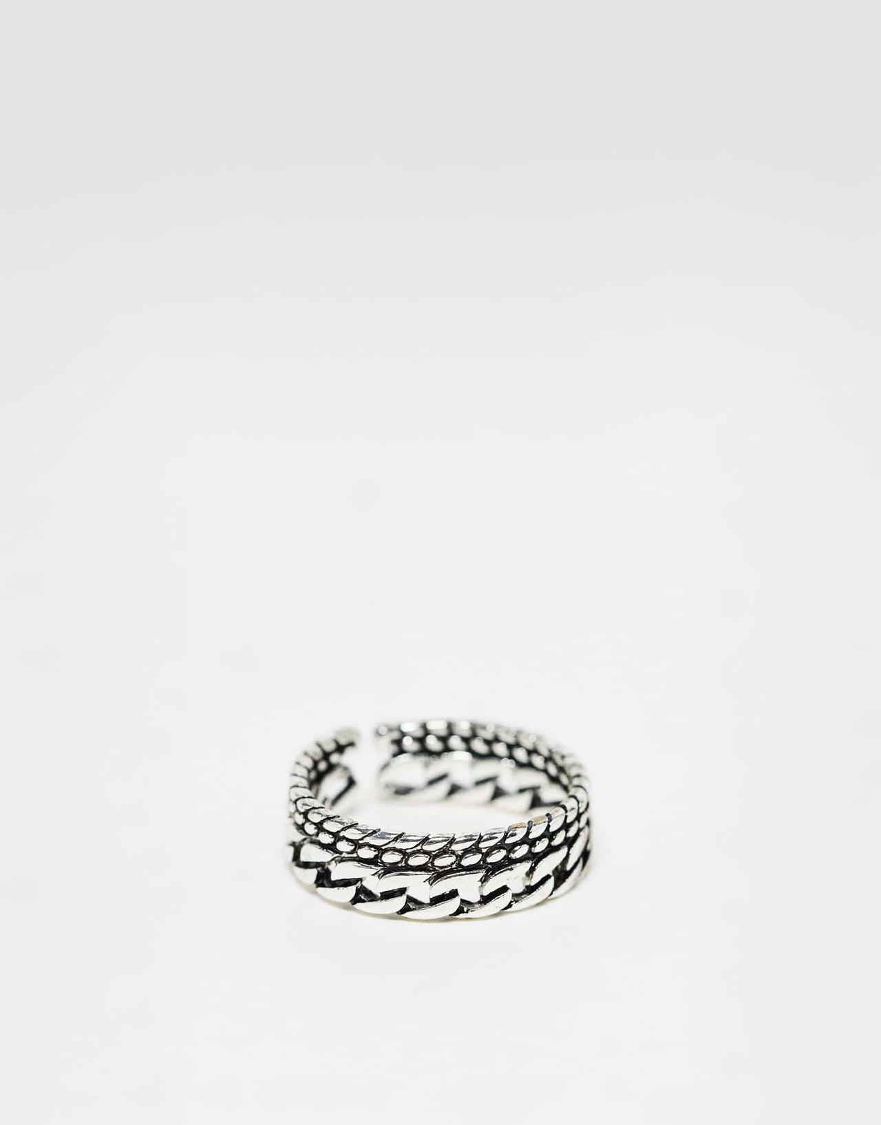 SVNX chain detail ring in silver - ASOS Sample Sale EU Store