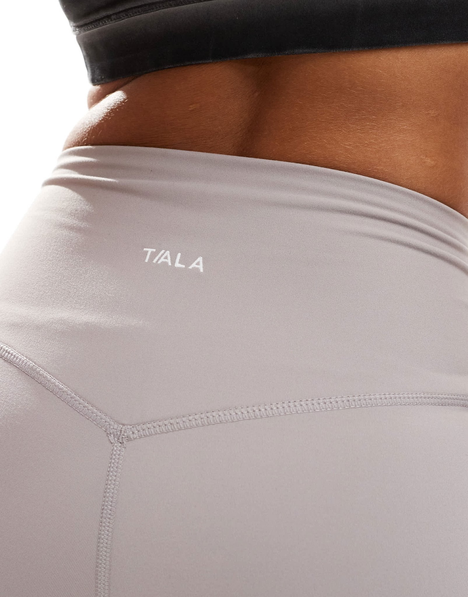TALA Dayflex high waisted wide leg flared yoga pant in taupe - BROWN - ASOS Sample Sale EU Store