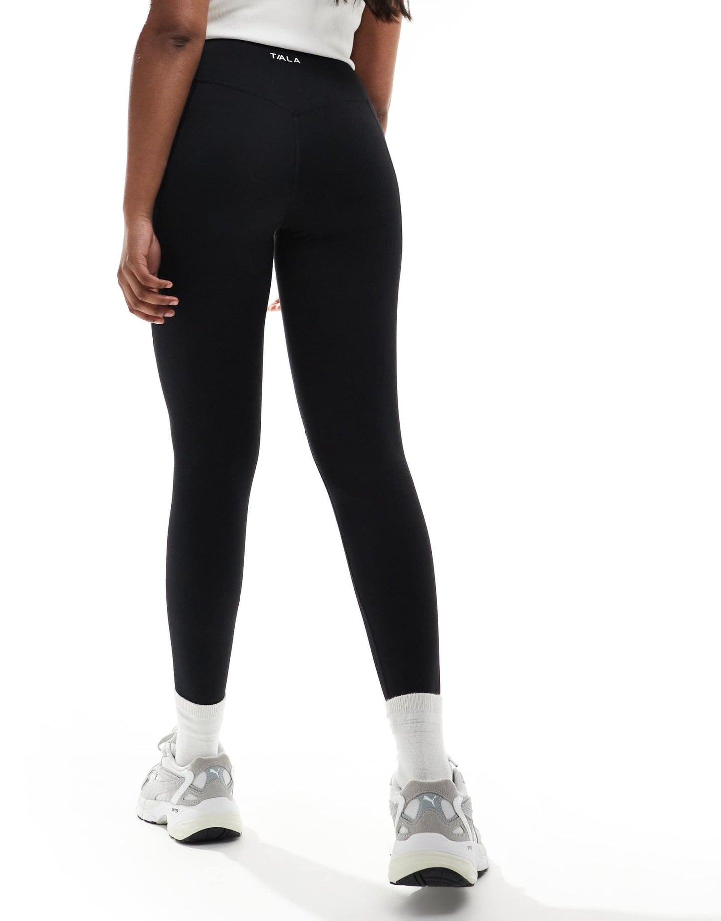 TALA Skinluxe high waisted side pocket leggings in black - ASOS Sample Sale EU Store