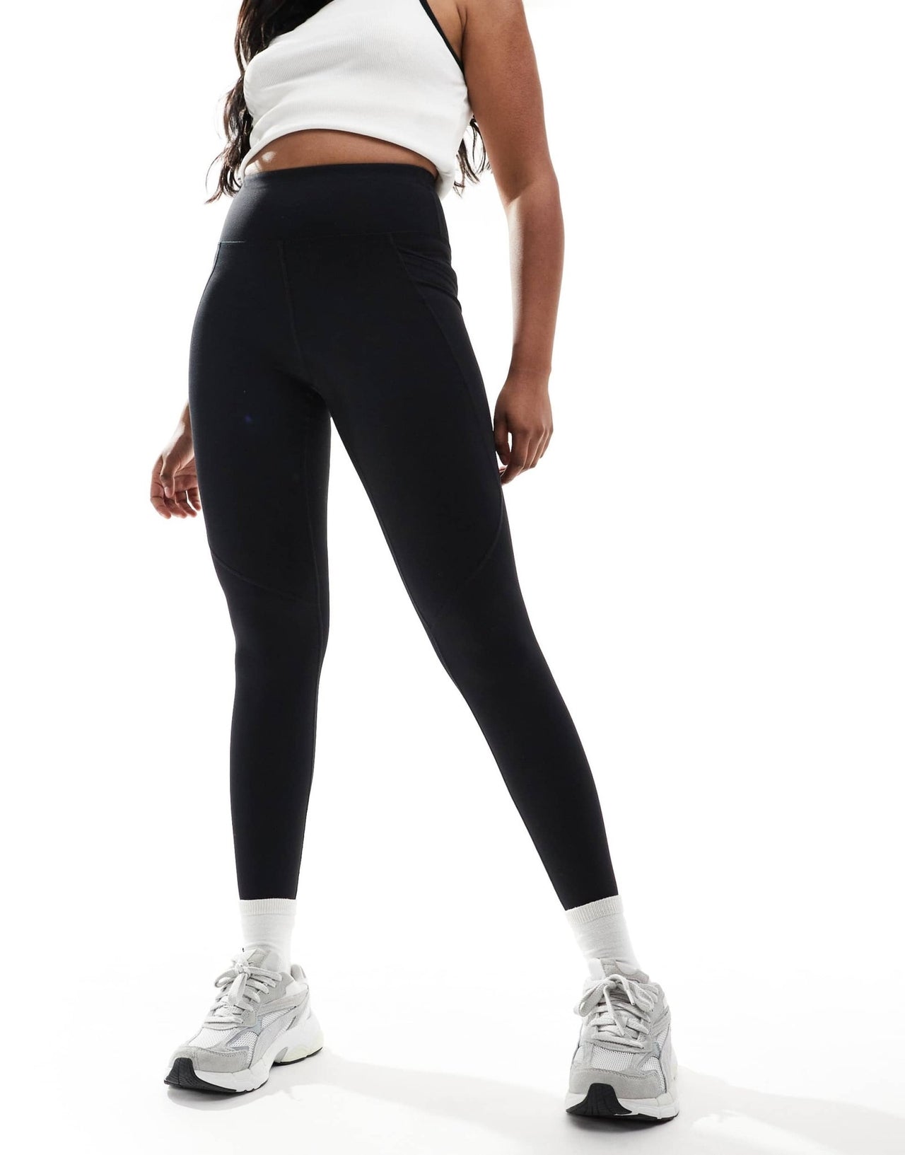 TALA Skinluxe high waisted side pocket leggings in black - ASOS Sample Sale EU Store