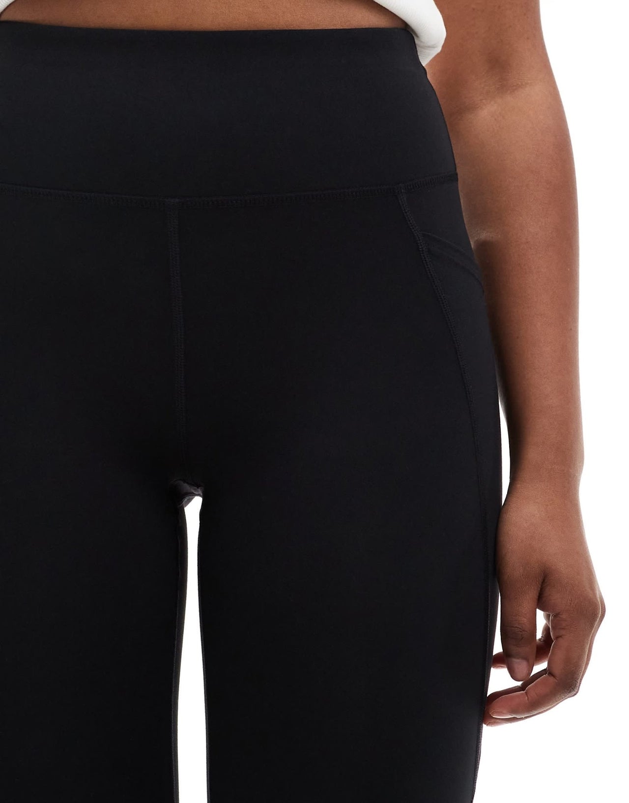 TALA Skinluxe high waisted side pocket leggings in black - ASOS Sample Sale EU Store