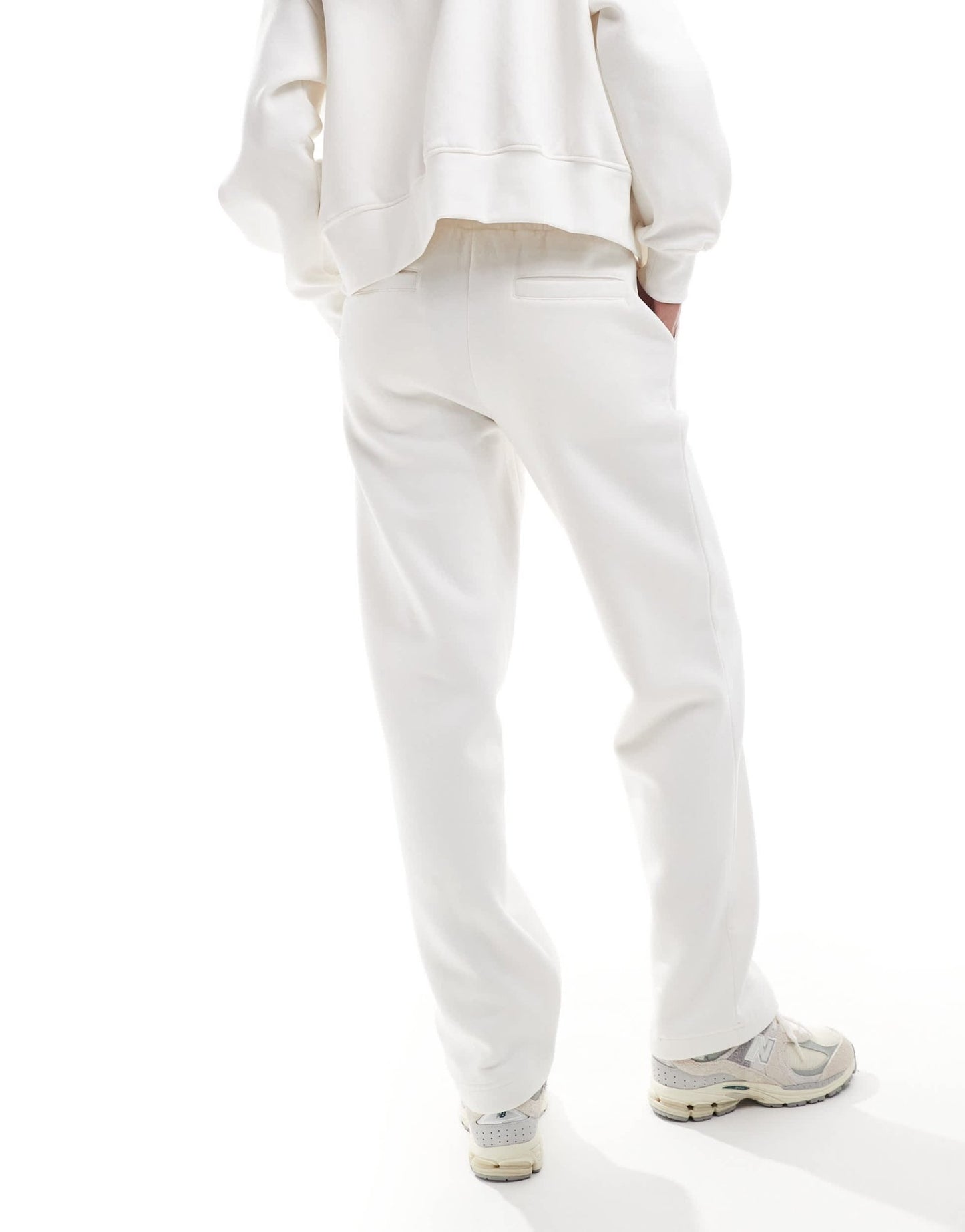The Couture Club co - ord relaxed wide leg joggers in off white - ASOS Sample Sale EU Store