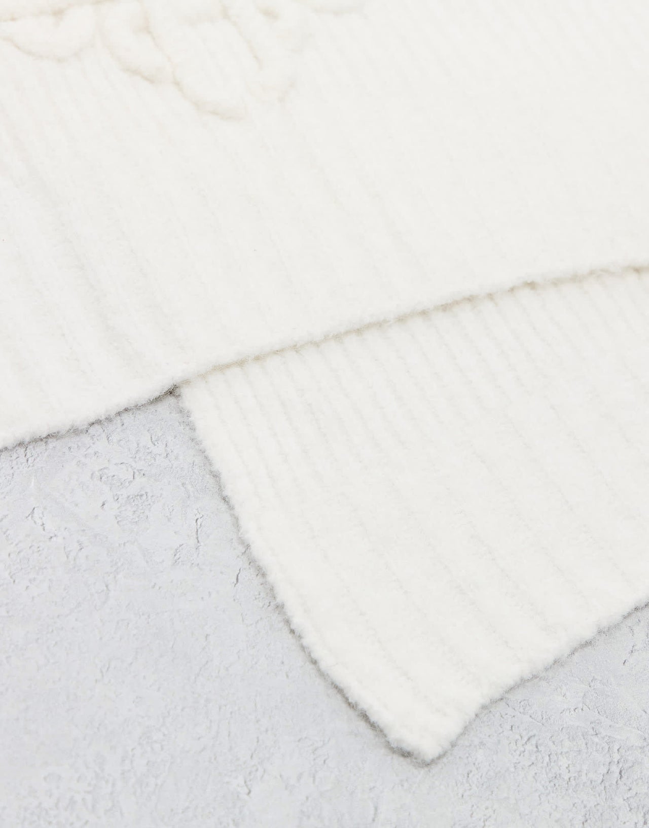The Couture Club emblem knitted scarf in off white - ASOS Sample Sale EU Store